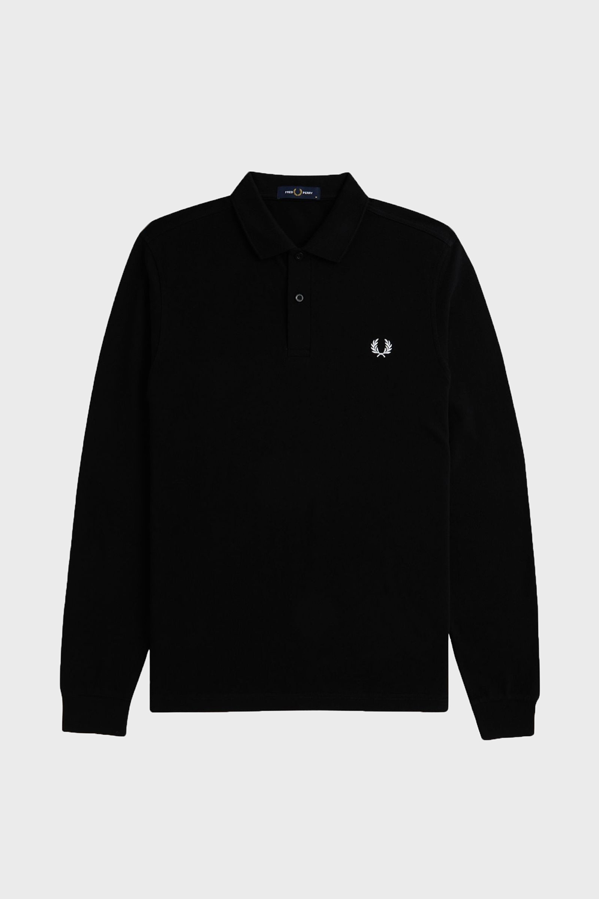 Fred Perry % 100 Pamuk Regular Fit Düğmeli Erkek Polo Yaka Sweat M6006 350 SİYAH