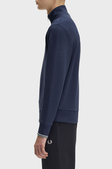 Fred Perry % 100 Pamuk Regular Fit Yarım Fermuarlı Dik Yaka Erkek