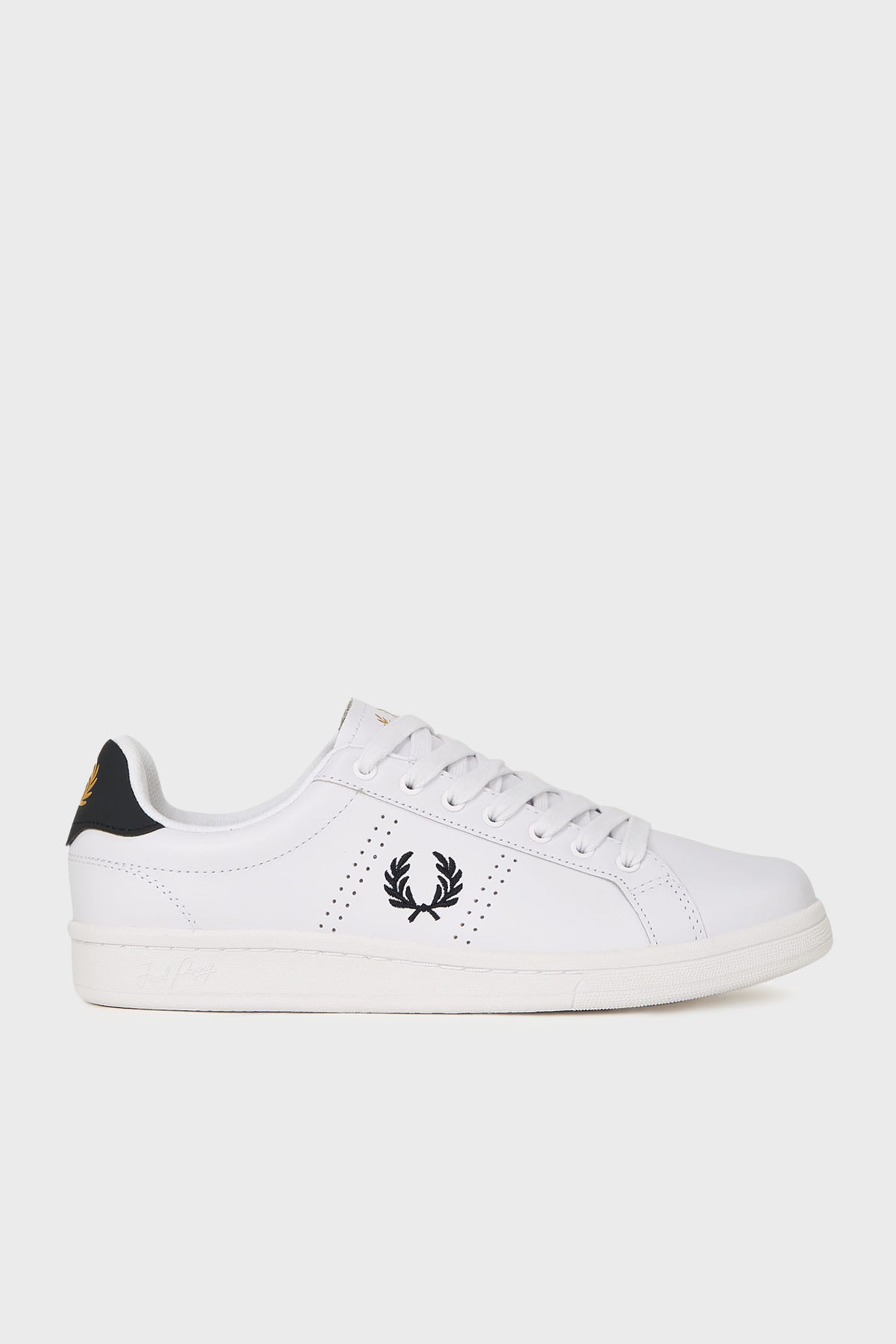 Fred Perry Logolu Deri Karışımlı Sneaker Unisex Ayakkabı B6312 567 BEYAZ