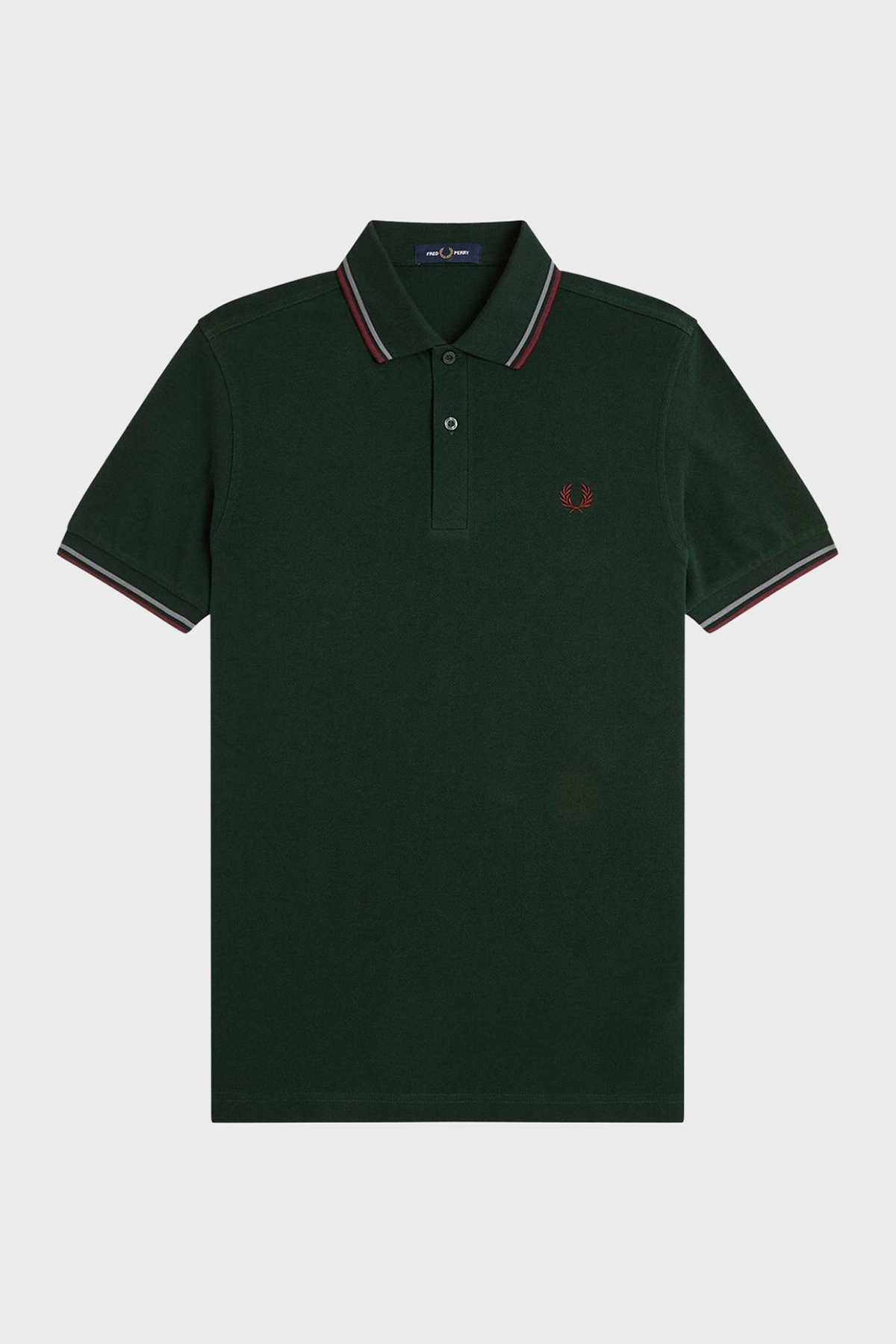 Fred Perry Pamuklu Regular Fit Logolu Düğmeli Erkek Polo M3600 85A HAKİ