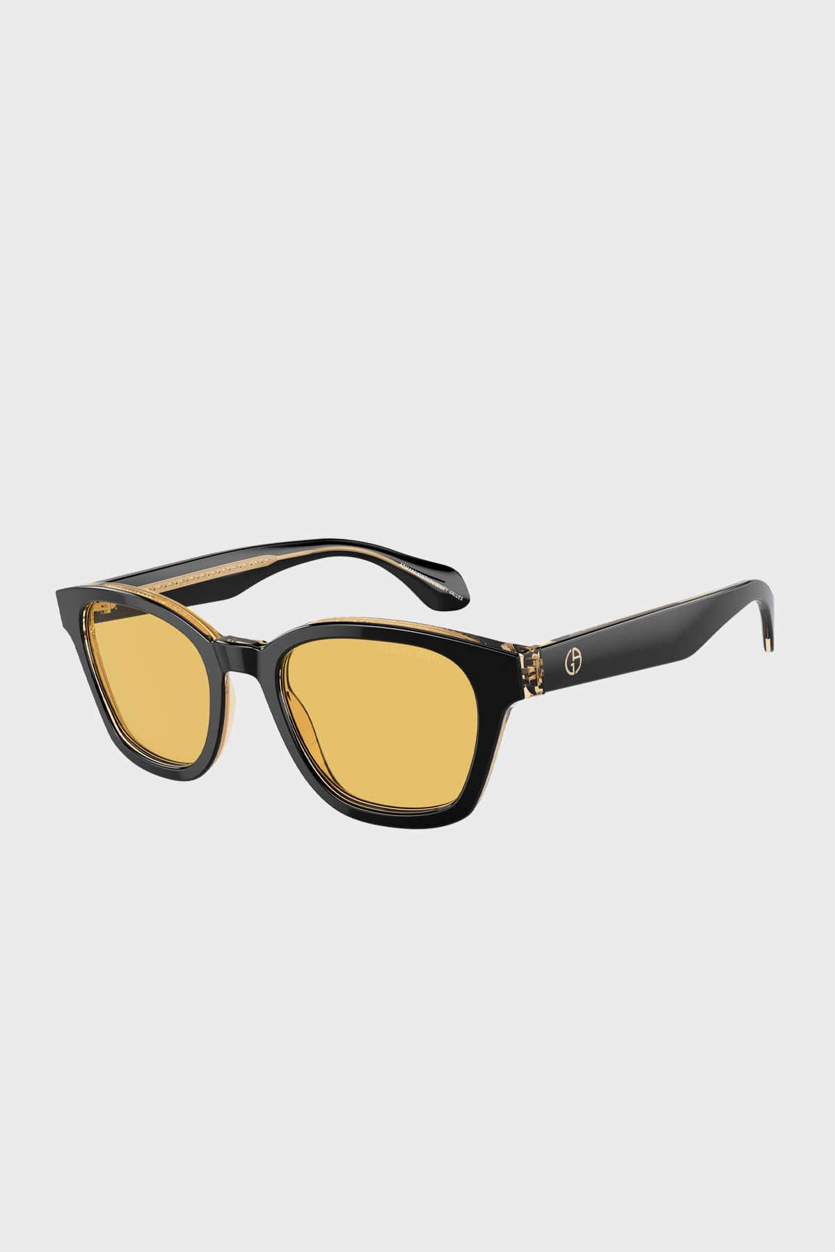 Giorgio Armani Parlak Güneş Erkek Gözlük 0AR8207 608485 50 SİYAH-SARI