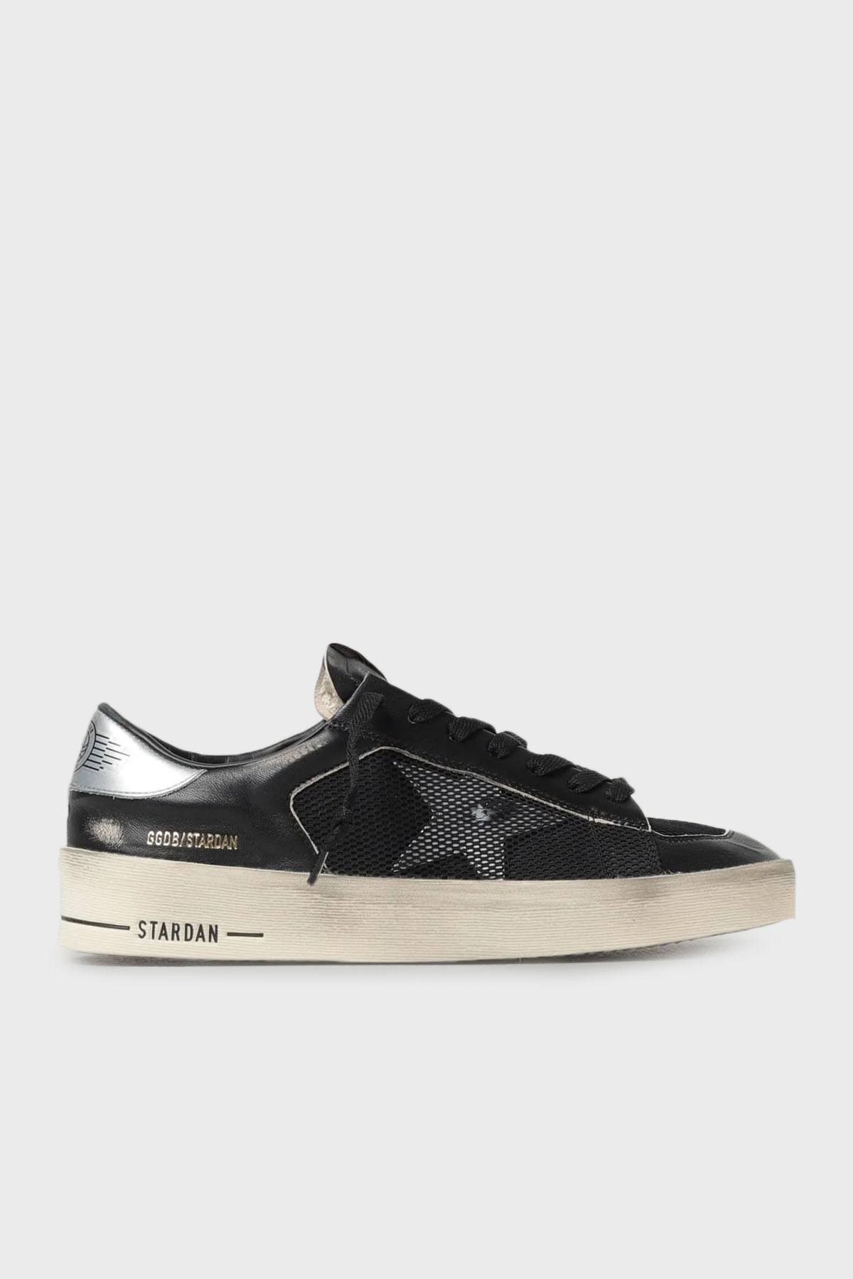 Golden Goose Logolu Hakiki Deri Sneaker Erkek Ayakkabı GMF00370.F004118.90179 SİYAH