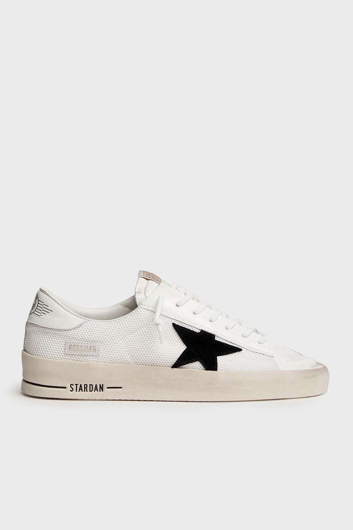 Golden Goose Süet Detaylı Logolu Sneaker Erkek Ayakkabı GMF00328.F003028.10283 BEYAZ