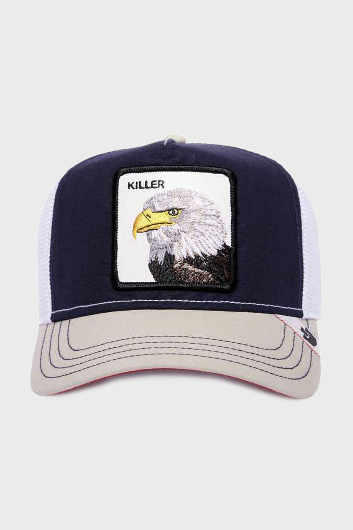 Goorin Bros Animal Figürlü File Detaylı Unisex Şapka 1011118 LACİVERT
