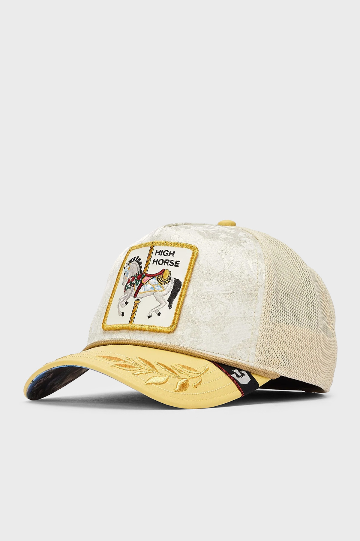 Goorin Bros Atlı Karınca Figürlü File Detaylı Unisex Şapka 1010307 TAŞ