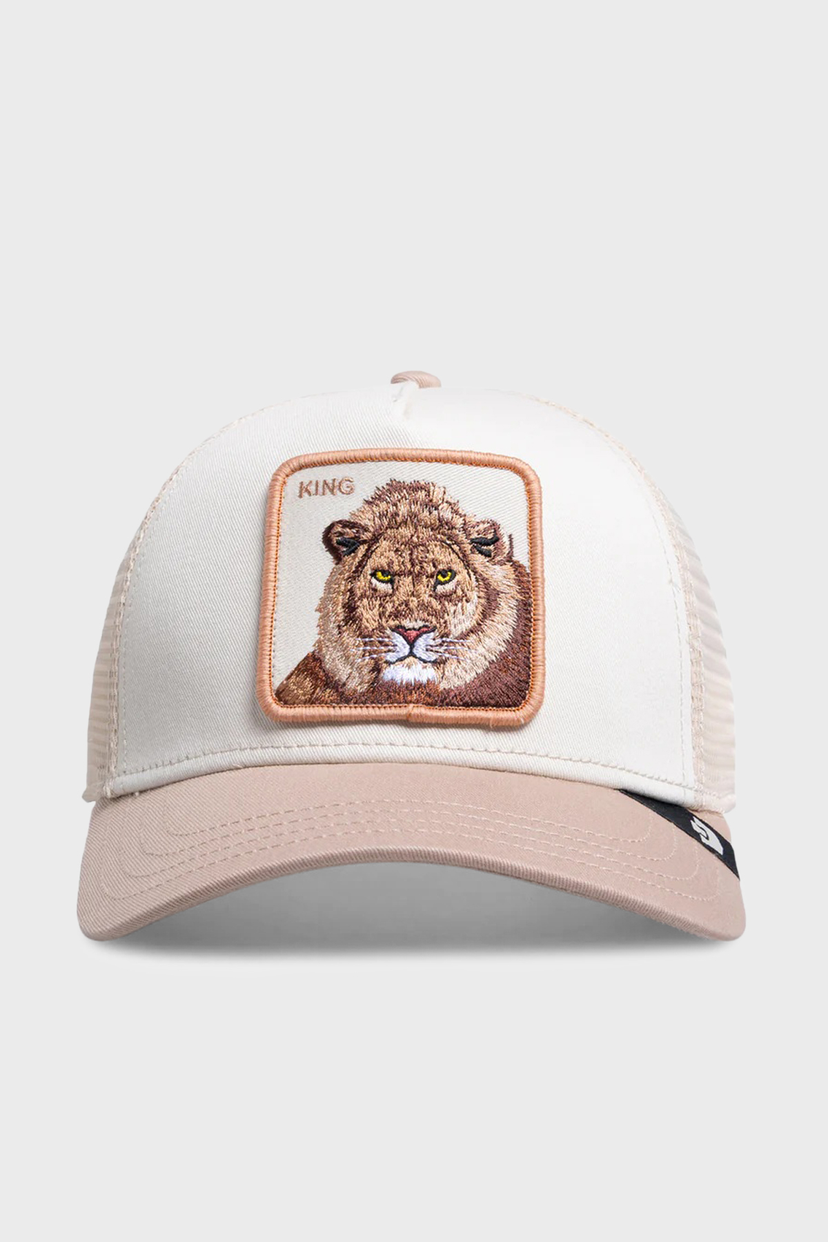 Goorin Bros King Trucker Pamuk Karışımlı File Detaylı Unisex Şapka 1012459 BEJ