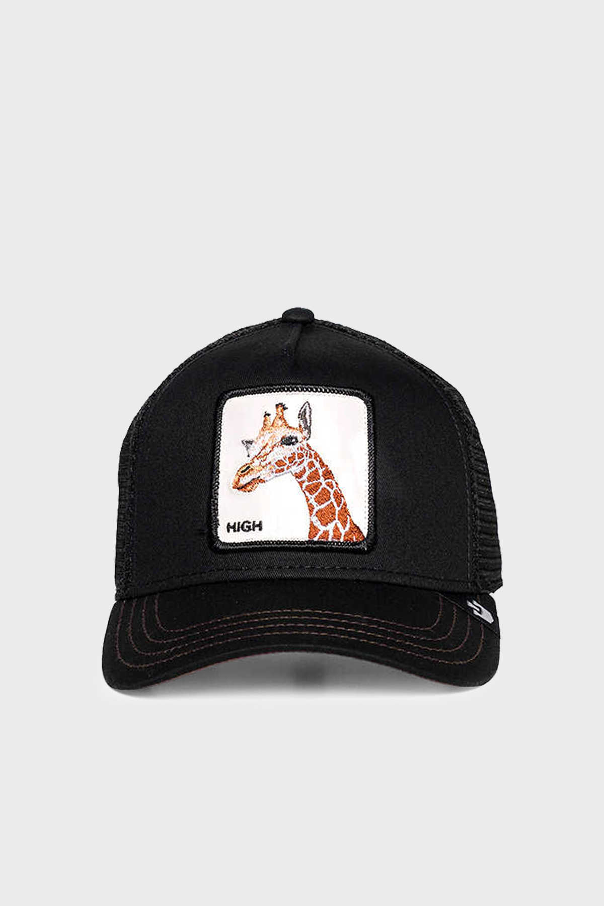 Goorin Bros Pamuklu File Logolu The Giraffe Unisex Şapka 1010659 SİYAH