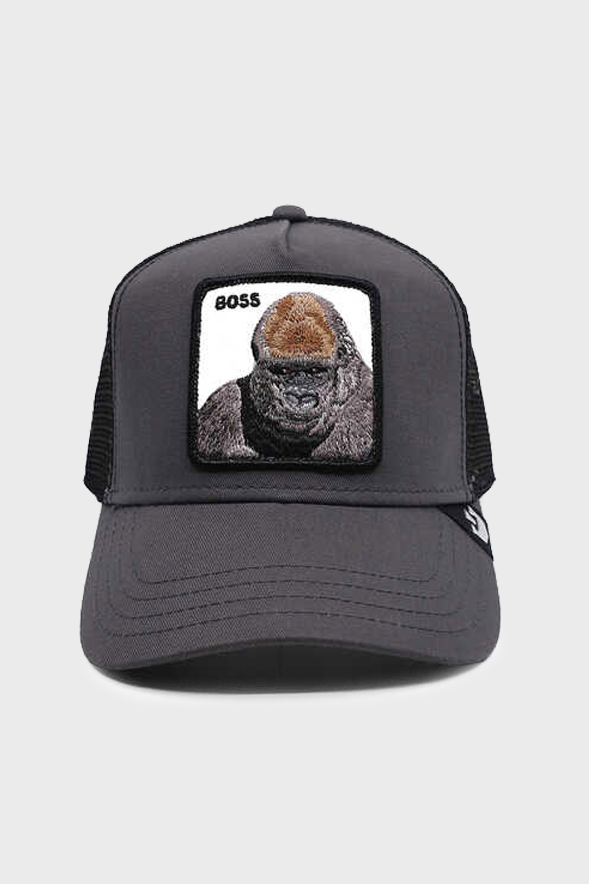 Goorin Bros Primal Pamuklu File Detaylı Animal Desenli Unisex Şapka 1010202 GRİ