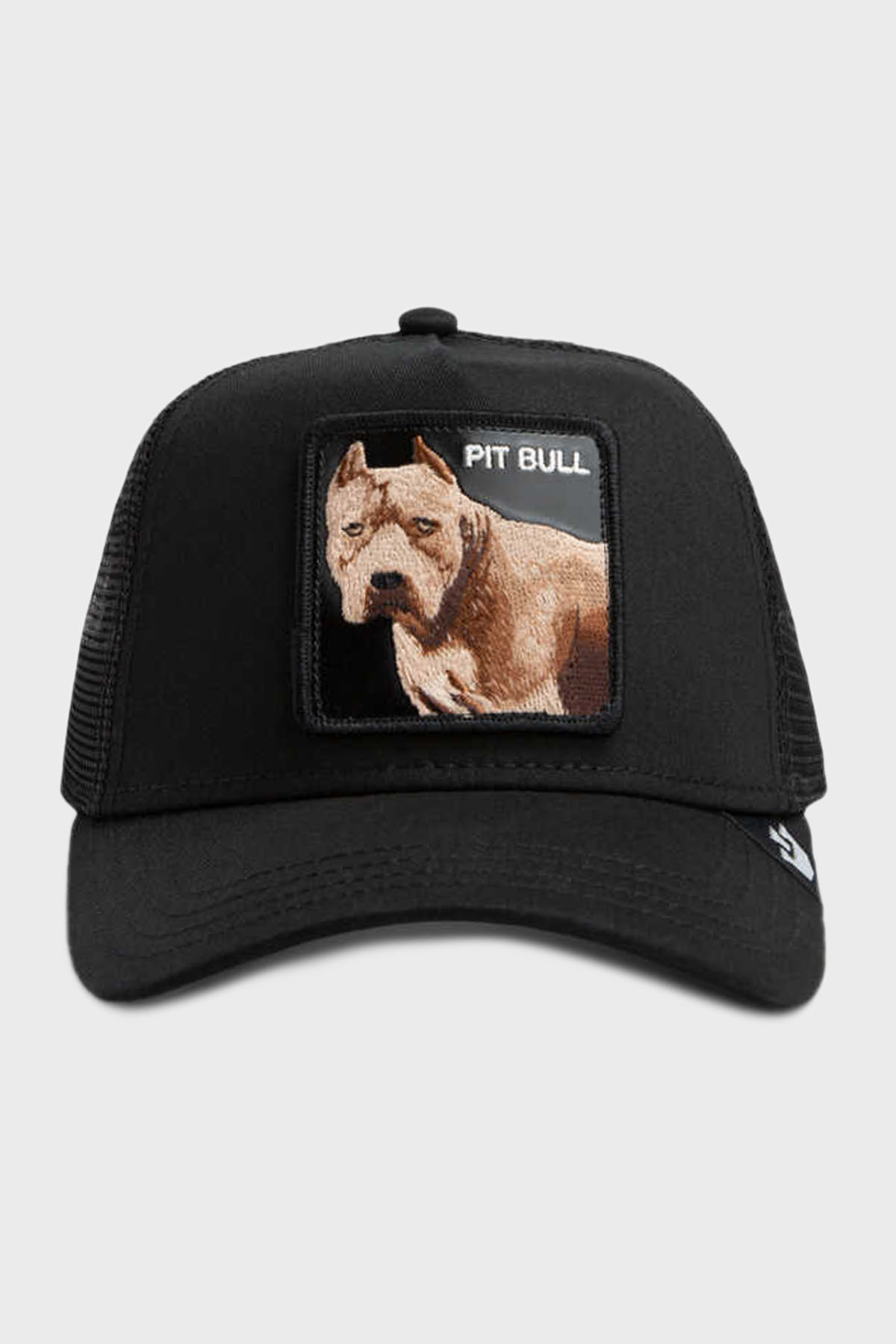 Goorin Bros The Dog Pitbull Animal Figürlü File Detaylı Unisex Şapka 1011676 SİYAH