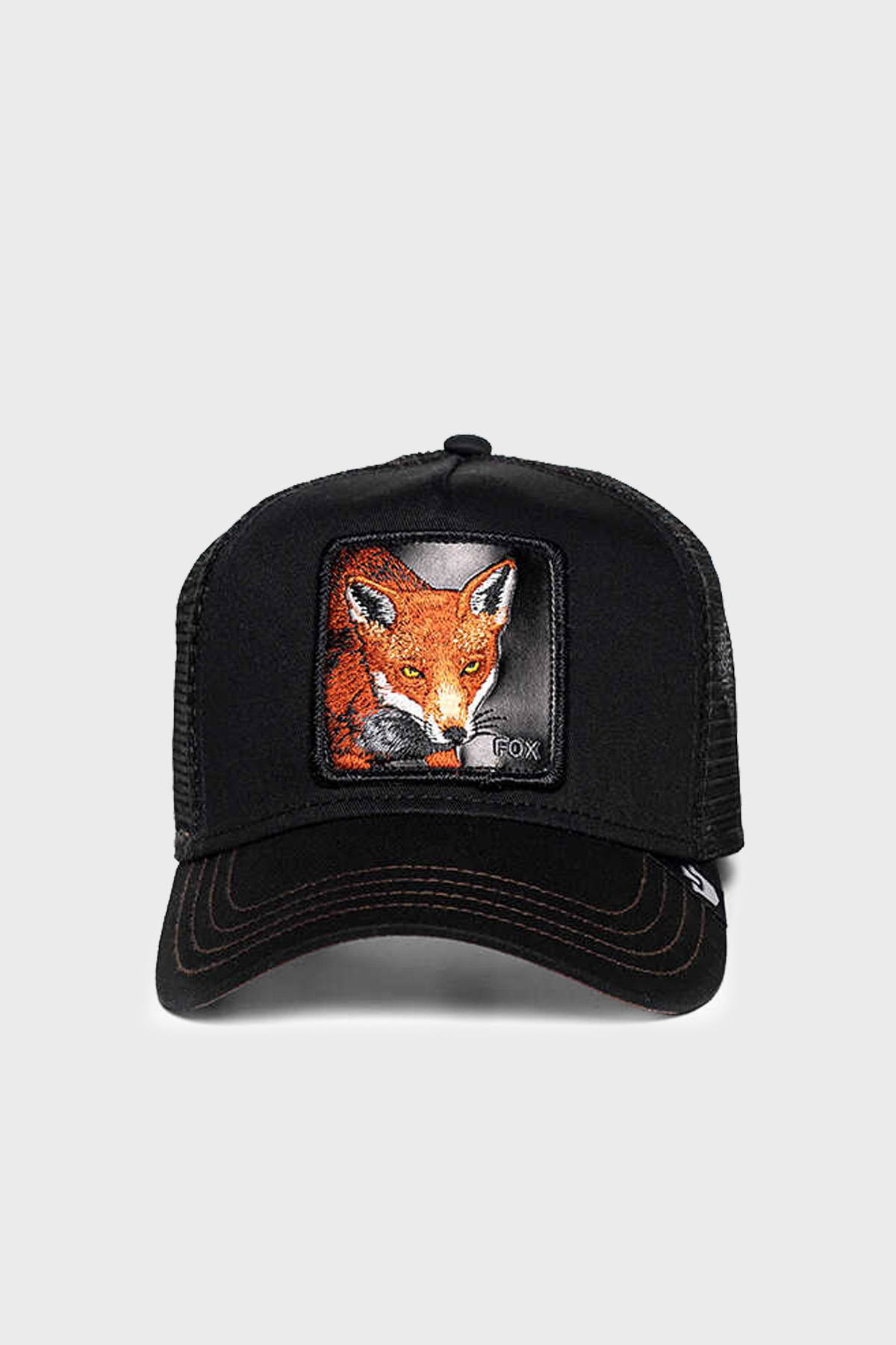 Goorin Bros 101-0528 The Fox Pamuklu File Detaylı Animal Desenli Unisex Şapka 1010528 SİYAH