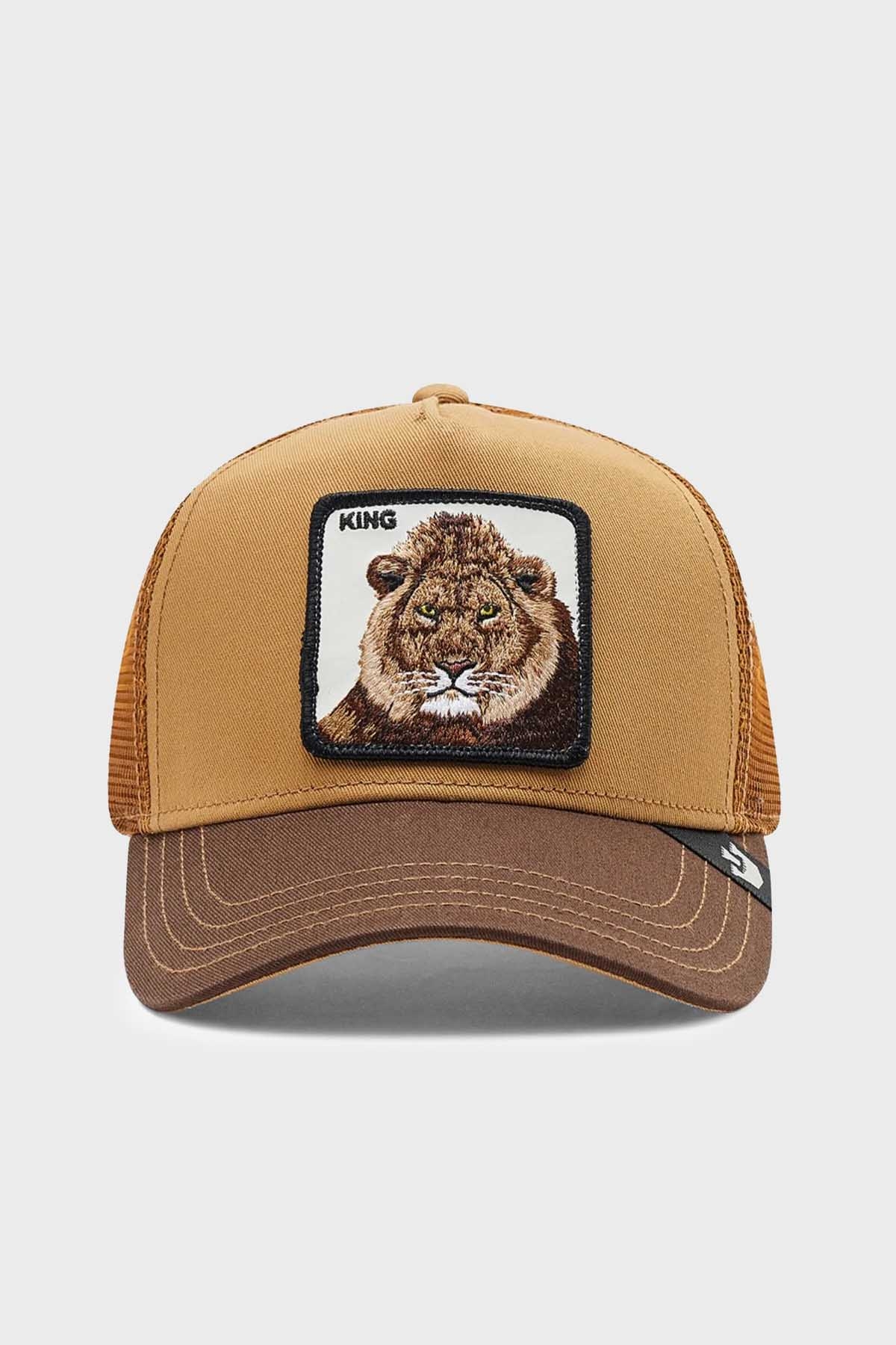 Goorin Bros 101-0388 The King Lion File Detaylı Animal Desenli Unisex Şapka 1010388 CAMEL