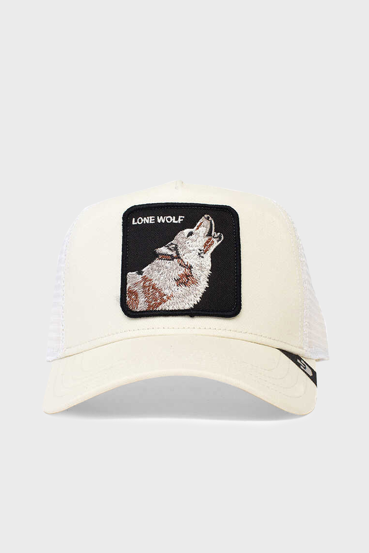 Goorin Bros 101-0389 The Lone Wolf File Detaylı Animal Desenli Unisex Şapka 1010389 BEYAZ