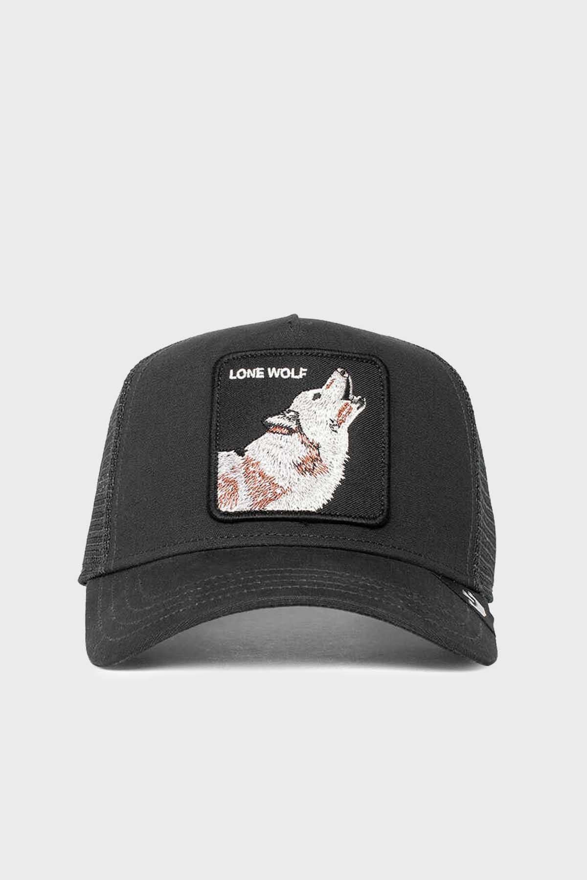 Goorin Bros 101-0389 The Lone Wolf File Detaylı Animal Desenli Unisex Şapka 1010389 SİYAH