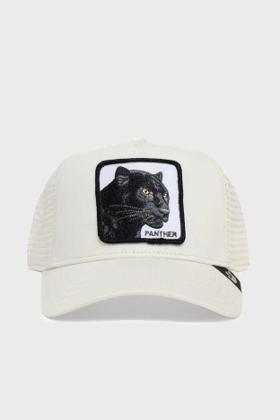 Goorin Bros 101-0381 The Panther File Detaylı Animal Desenli Unisex Şapka 1010381 BEYAZ - Goorin Bros