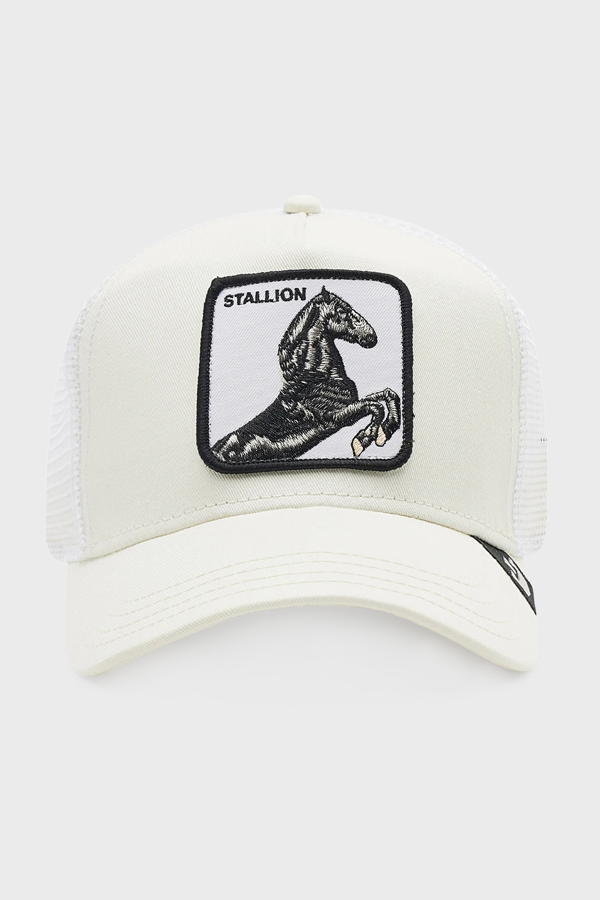 Goorin Bros 101-0393 The Stallion Pamuklu File Detaylı Animal Desenli Unisex Şapka 1010393 BEYAZ
