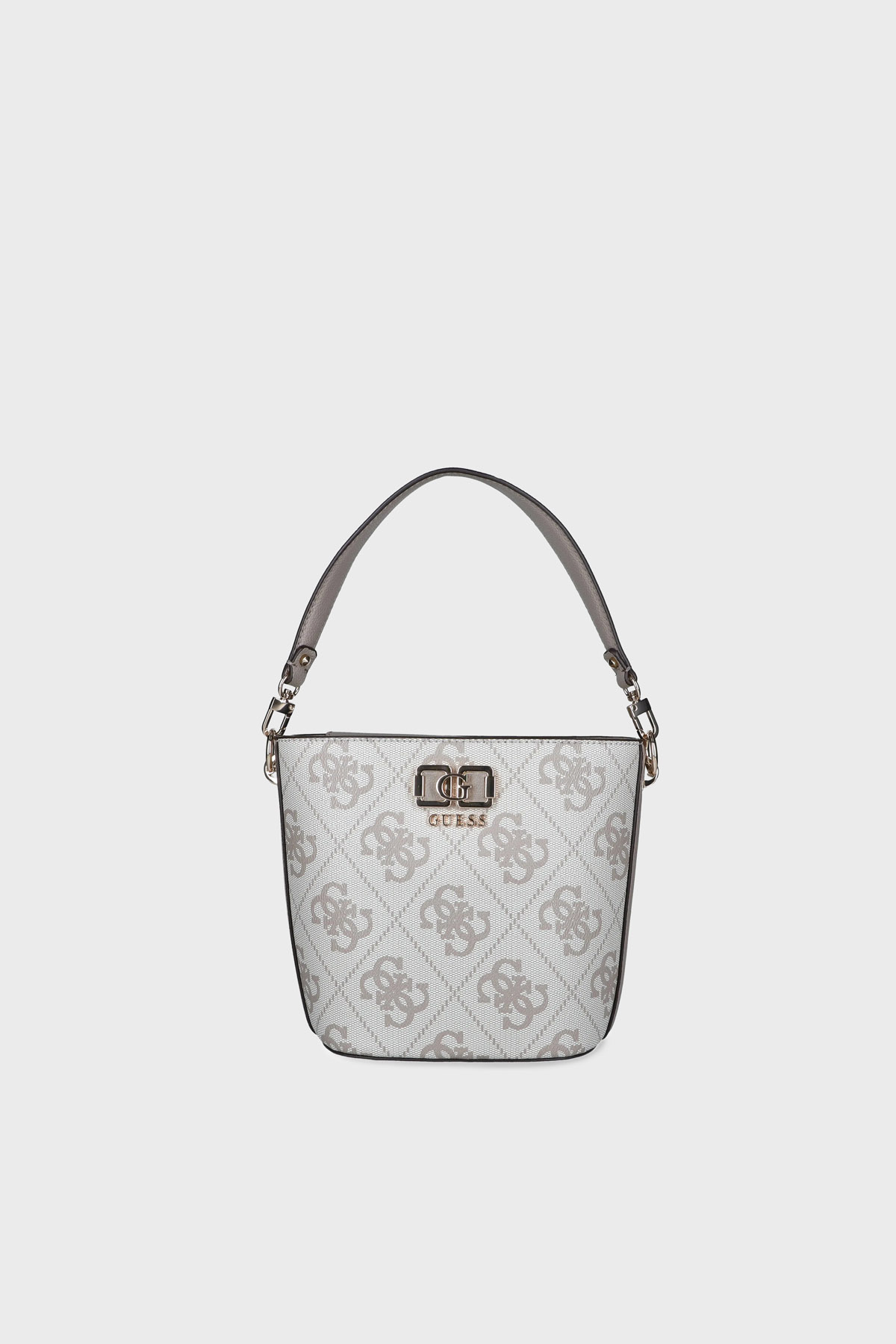 Guess 4G Logolu Çıkarılabilir Askılı  HWOS9901010 Kadın Çanta HWOS99 01010 DKO BEJ