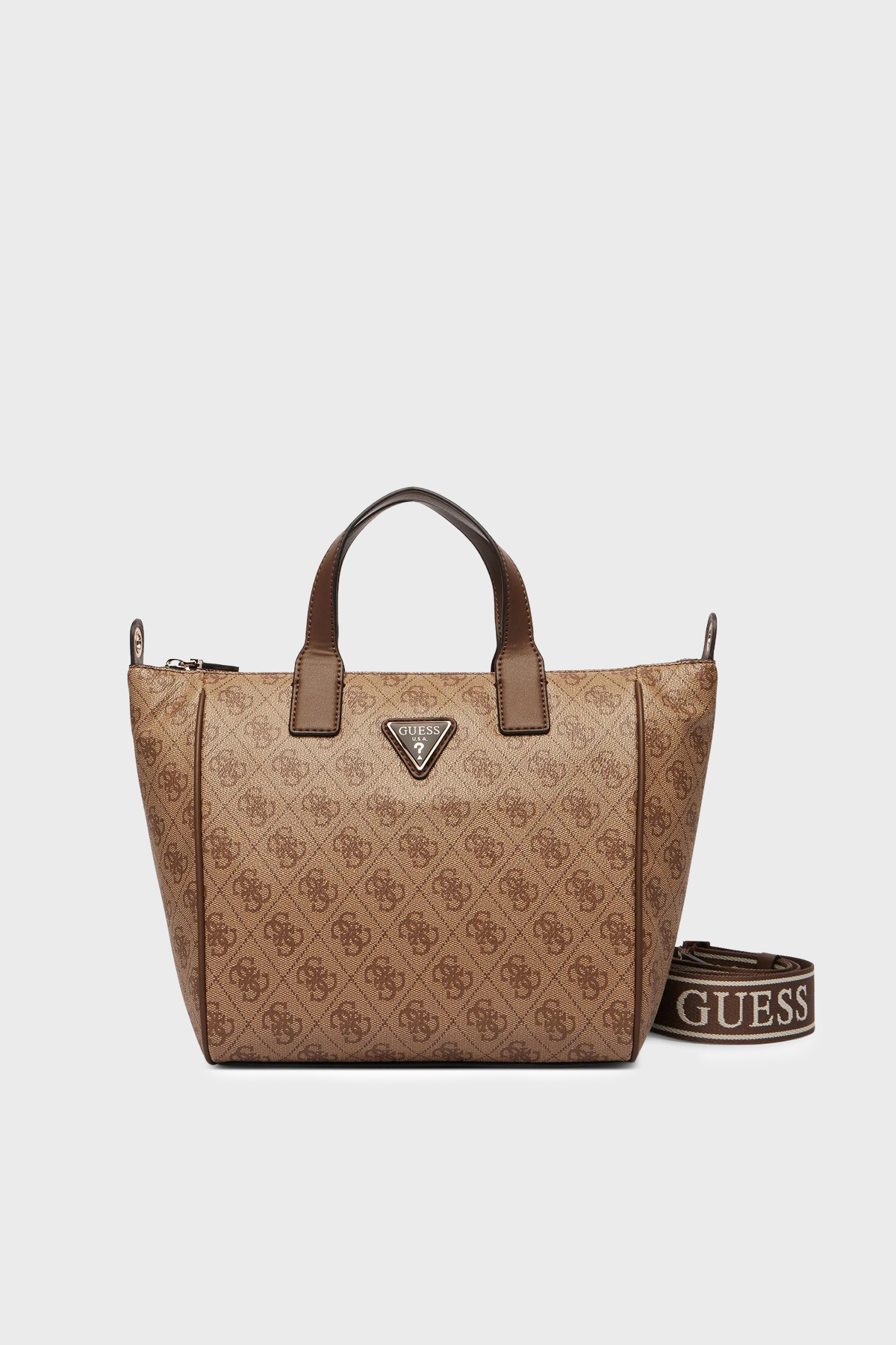 Guess 4G Logolu Çıkarılabilir Askılı  TWLB9676019 Kadın Çanta TWLB96 76019 LTL KAHVE