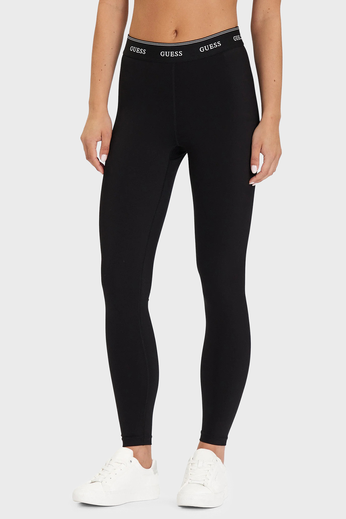 Guess Alba Slim Fit Normal Bel Dar Paça  V5BB06K1942 Kadın Tayt V5BB06 K1942 JBLK SİYAH