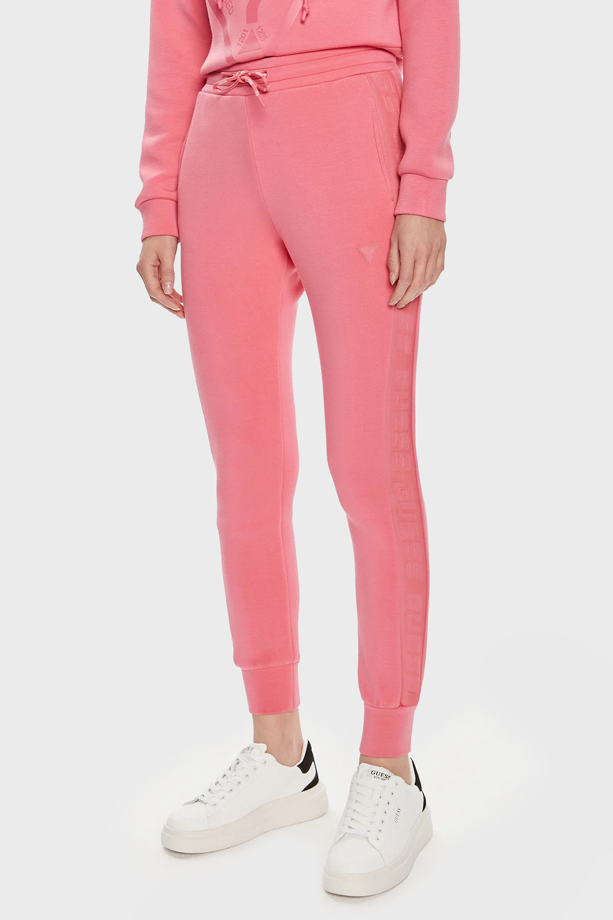 Guess Aliie Logolu Jogger Spor  V2YB18K7UW2 Kadın Pantolon V2YB18 K7UW2 G65P PEMBE
