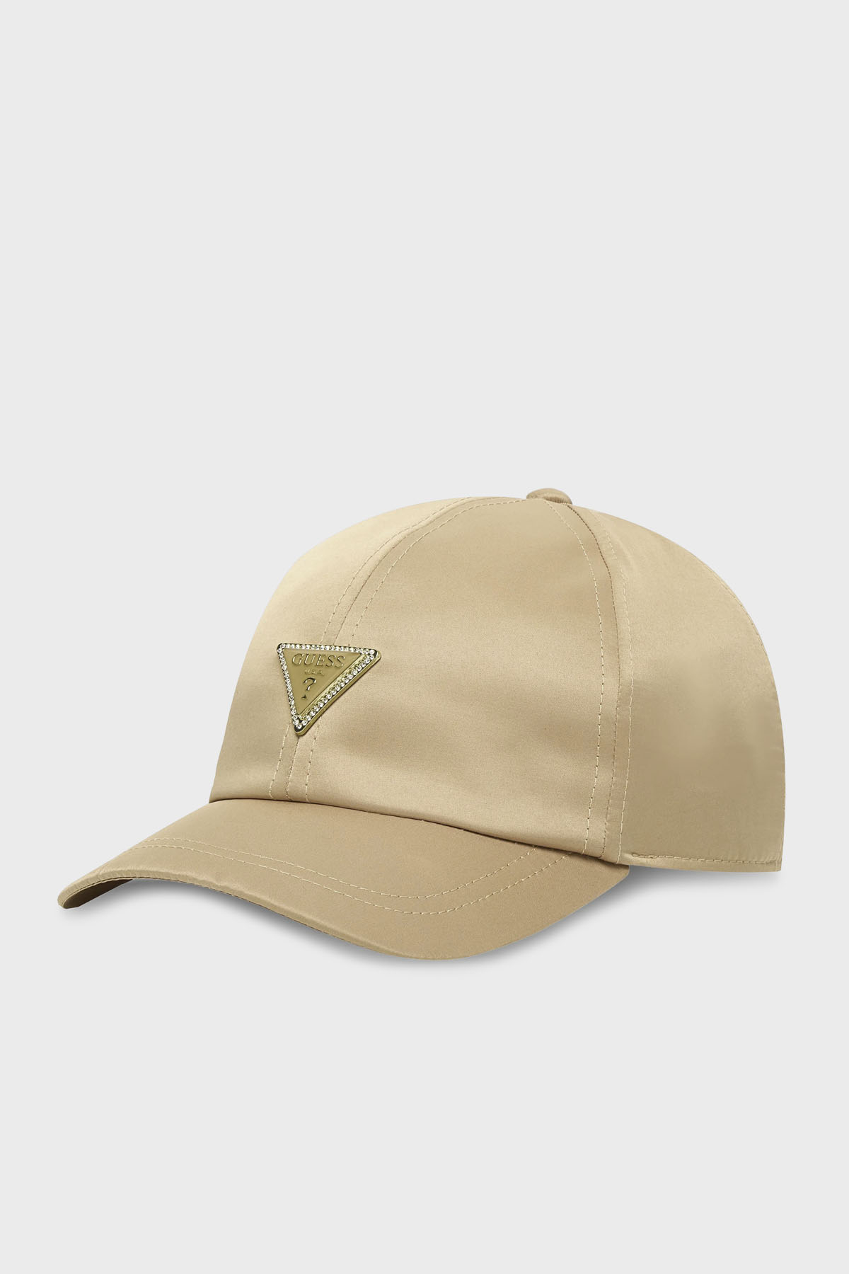 Guess Baseball Üçgen Logolu  AW5396POL01 Kadın Şapka AW5396 POL01 TUP HAKİ