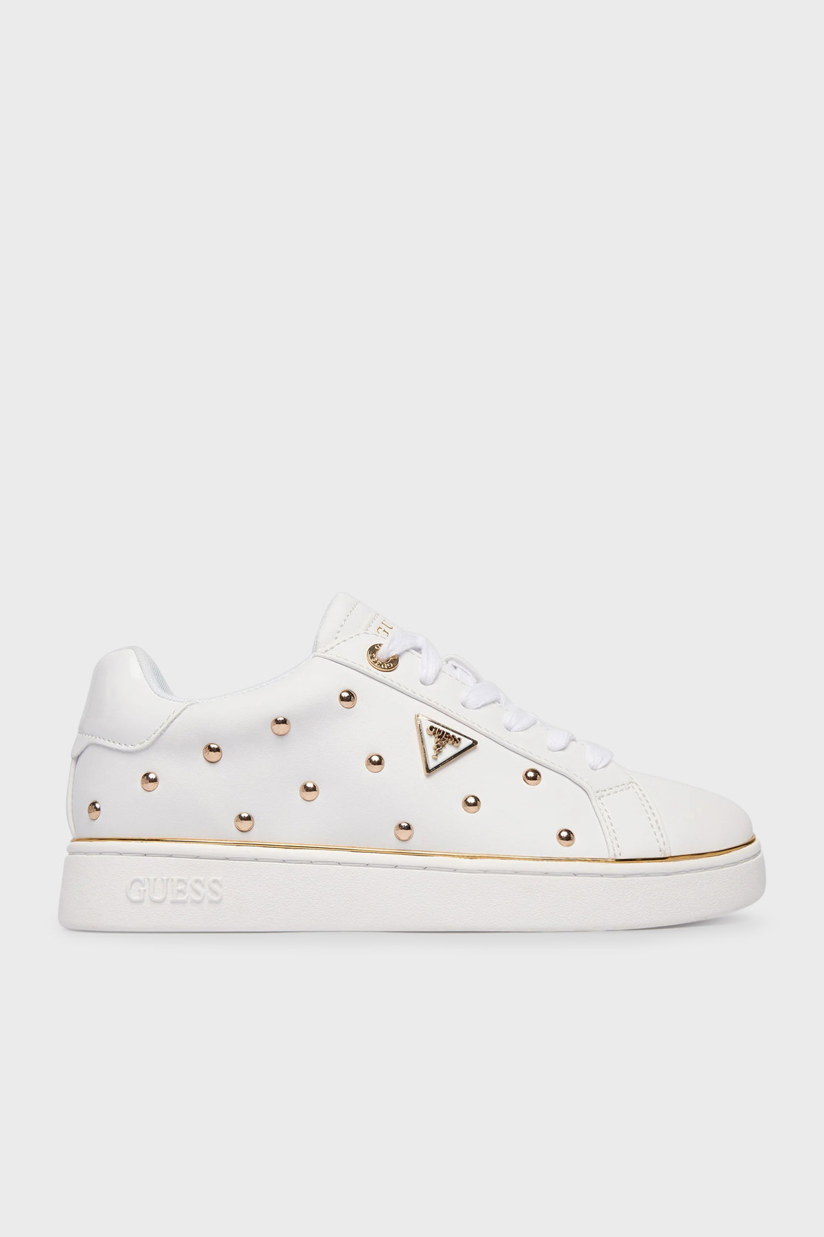Guess Bonitah Logolu Sneaker  FLPBONELE12 Kadın Ayakkabı FLPBON ELE12 WHITE BEYAZ