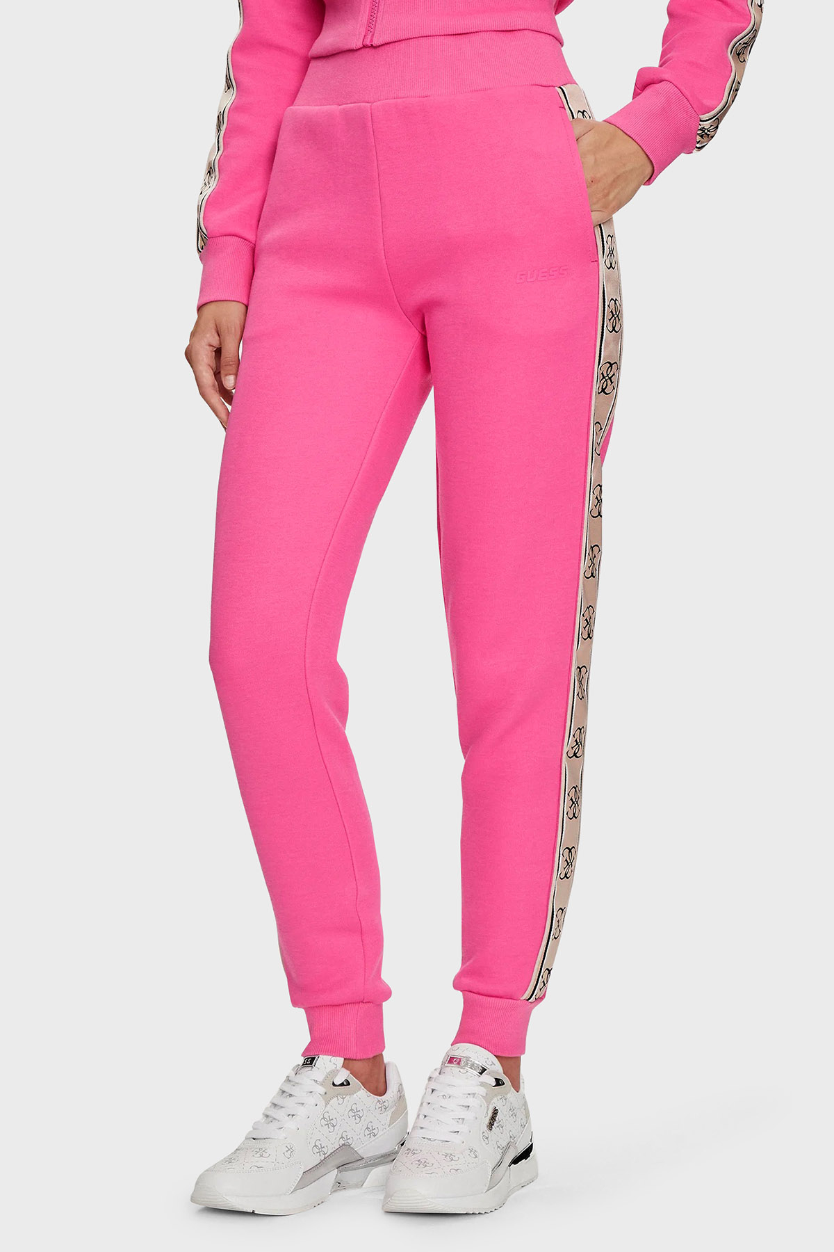 Guess Britney Pamuklu Jogger Spor  V2YB15KB3P2 Kadın Pantolon V2YB15 KB3P2 G65E FUŞYA