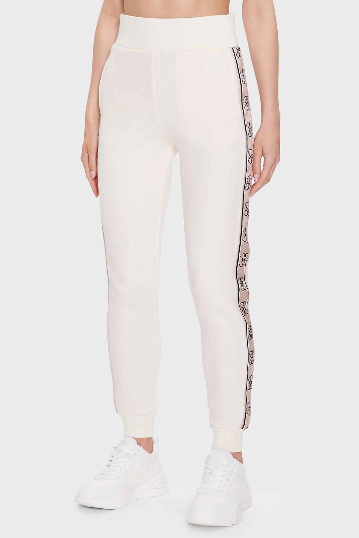 Guess Britney Pamuklu Regular Fit Cepli Jogger  V2YB15KB3P2 Kadın Pantolon V2YB15KB3P2 G6K5 EKRU