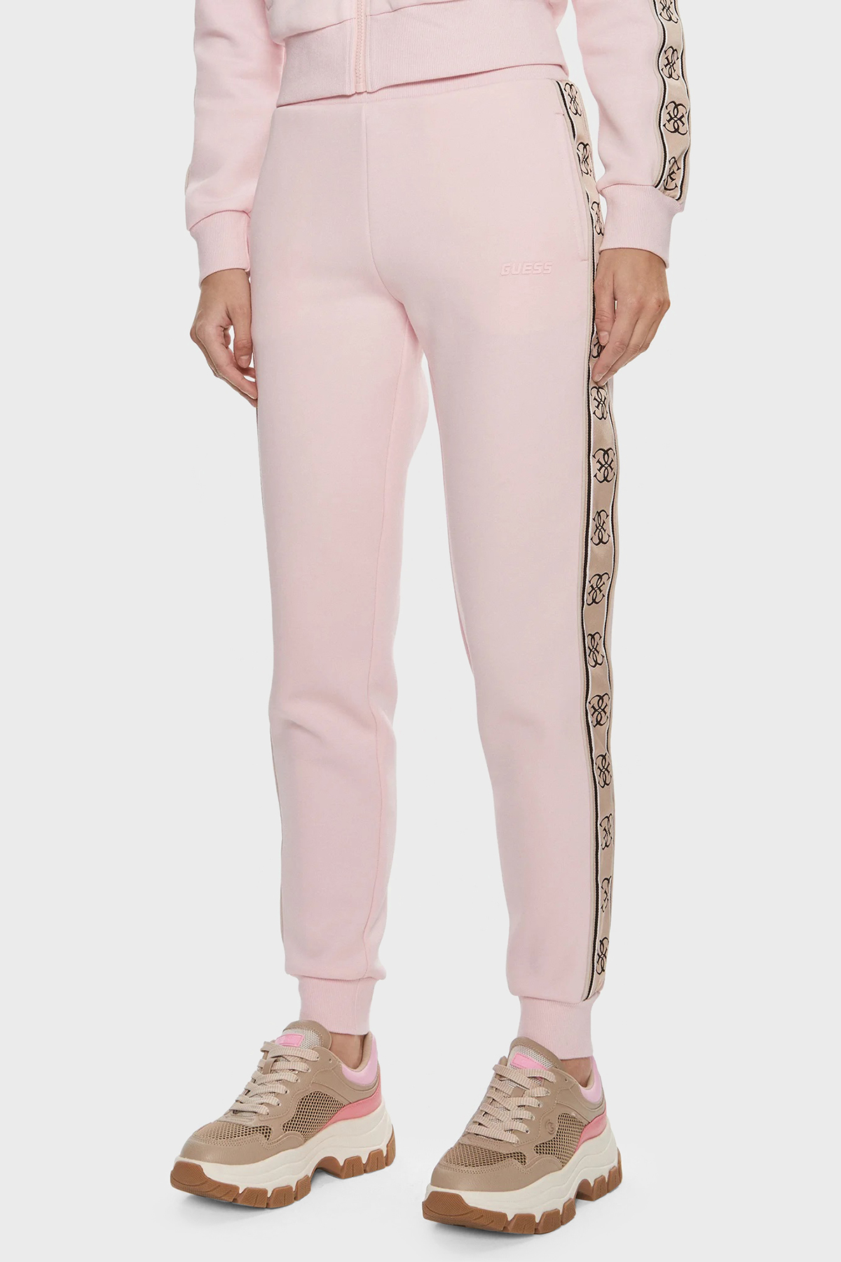 Guess Britney Pamuklu Regular Fit Jogger  V2YB15KB3P2 Kadın Pantolon V2YB15 KB3P2 G615 PUDRA