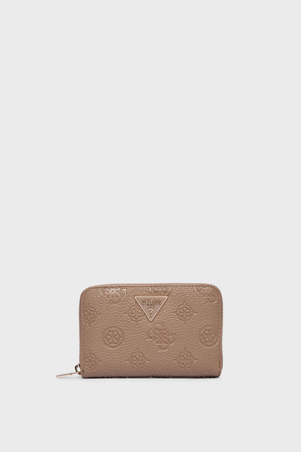Guess Cresidia Logolu Fermuarlı  SWPD9888140 Kadın Cüzdan SWPD98 88140 DKO BEJ