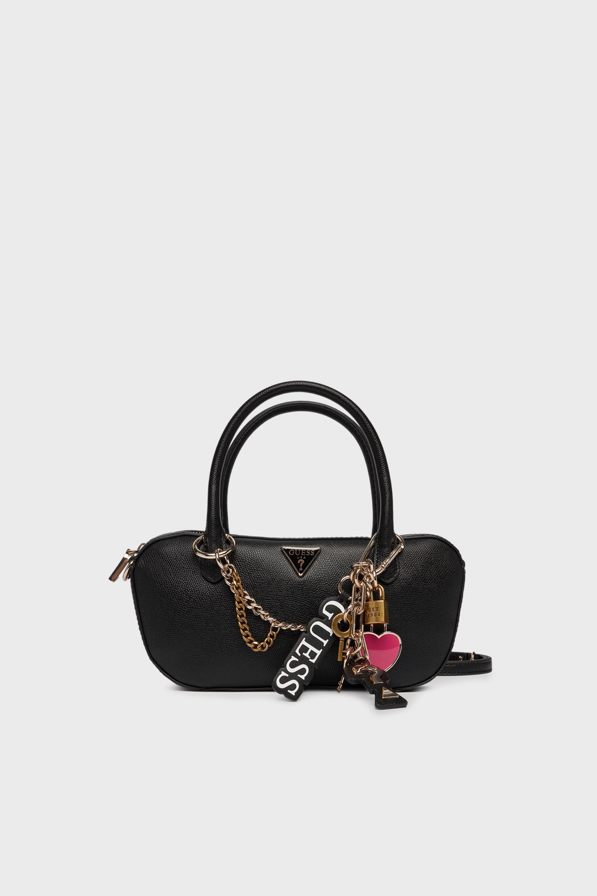 Guess Davina Charm Detaylı Çıkarılabilir Askılı  HWBG9899050 Kadın Çanta HWBG98 99050 BLA SİYAH