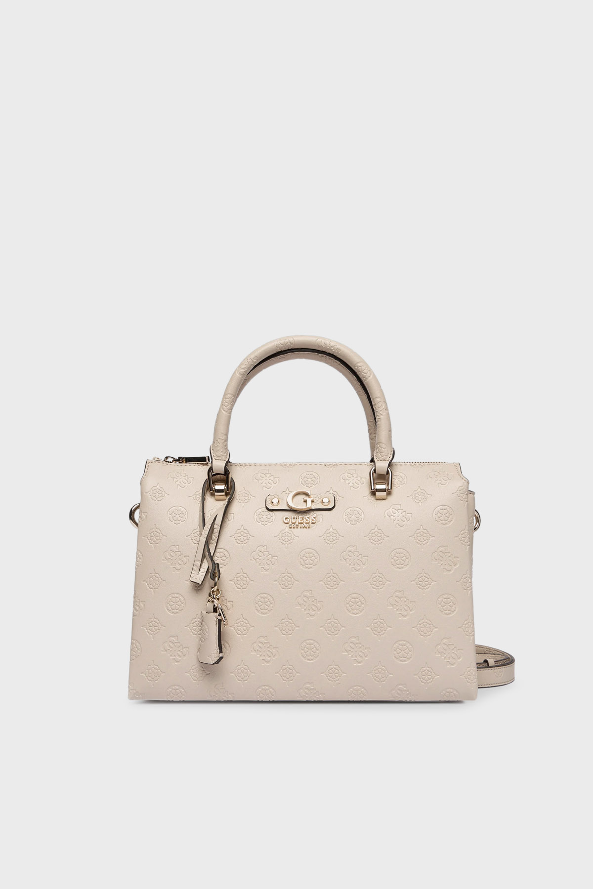 Guess Dita 4G Logolu Çıkarılabilir Askılı  HWPD7602060 Kadın Çanta HWPD76 02060 LUG KREM