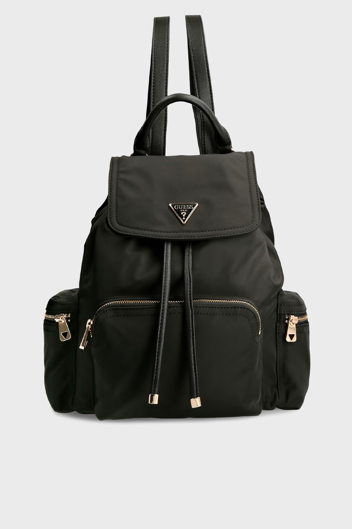 Guess Eco Gemma Logolu Ayarlanabilir Omuz Askılı  HWEYG839532 Kadın Sırt Çantası HWEYG8 39532 BLA SİYAH