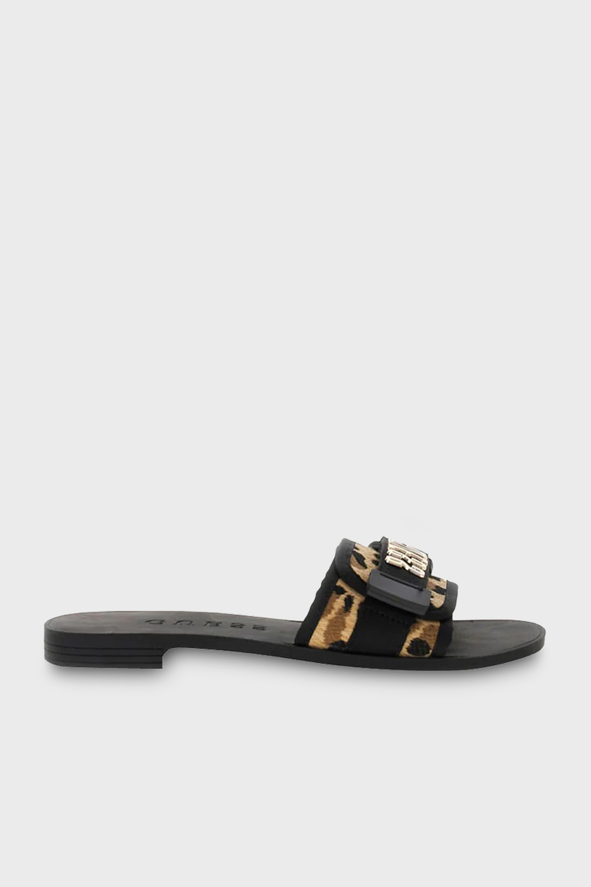 Guess Elyze Logolu  FLJEL5FAB03 Kadın Terlik FLJEL5 FAB03 BLKNA SİYAH