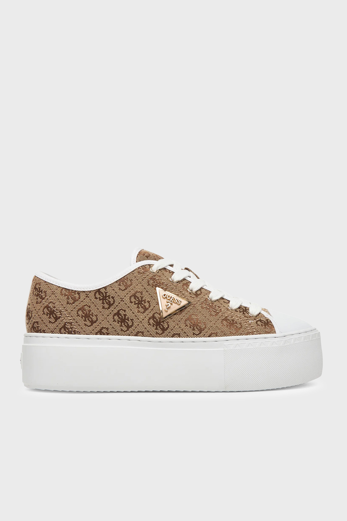 Guess Joezi Logolu Sneaker  FLJJZ4FAL12 Kadın Ayakkabı FLJJZ4 FAL12 BEIBR KAHVE