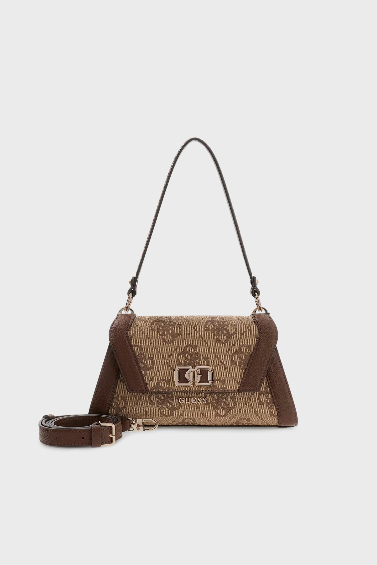 Guess Karnilla Logolu Çıkarılabilir Askılı  HWOS9901190 Kadın Çanta HWOS99 01190 LGW KAHVE