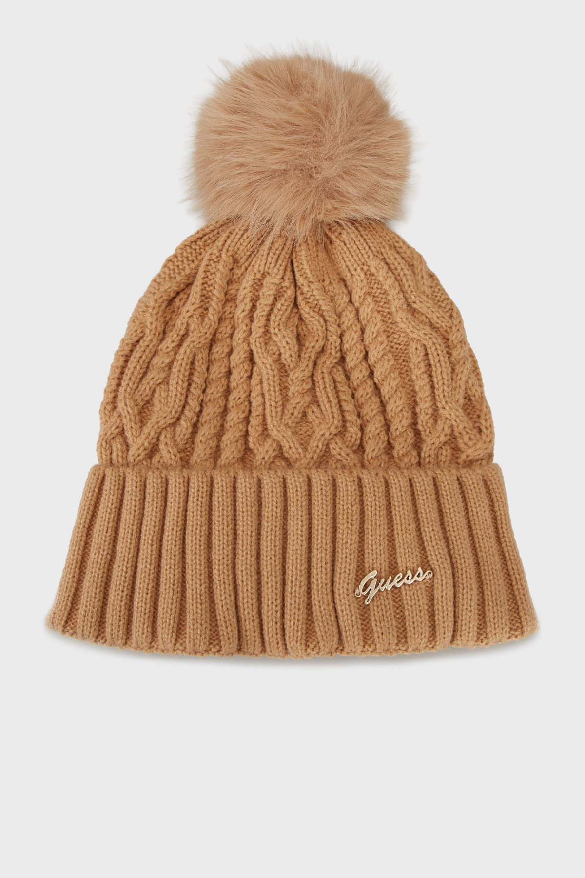 Guess Kendra Logolu  W5BZ15Z3362 Kadın Bere W5BZ15 Z3362 G197 CAMEL