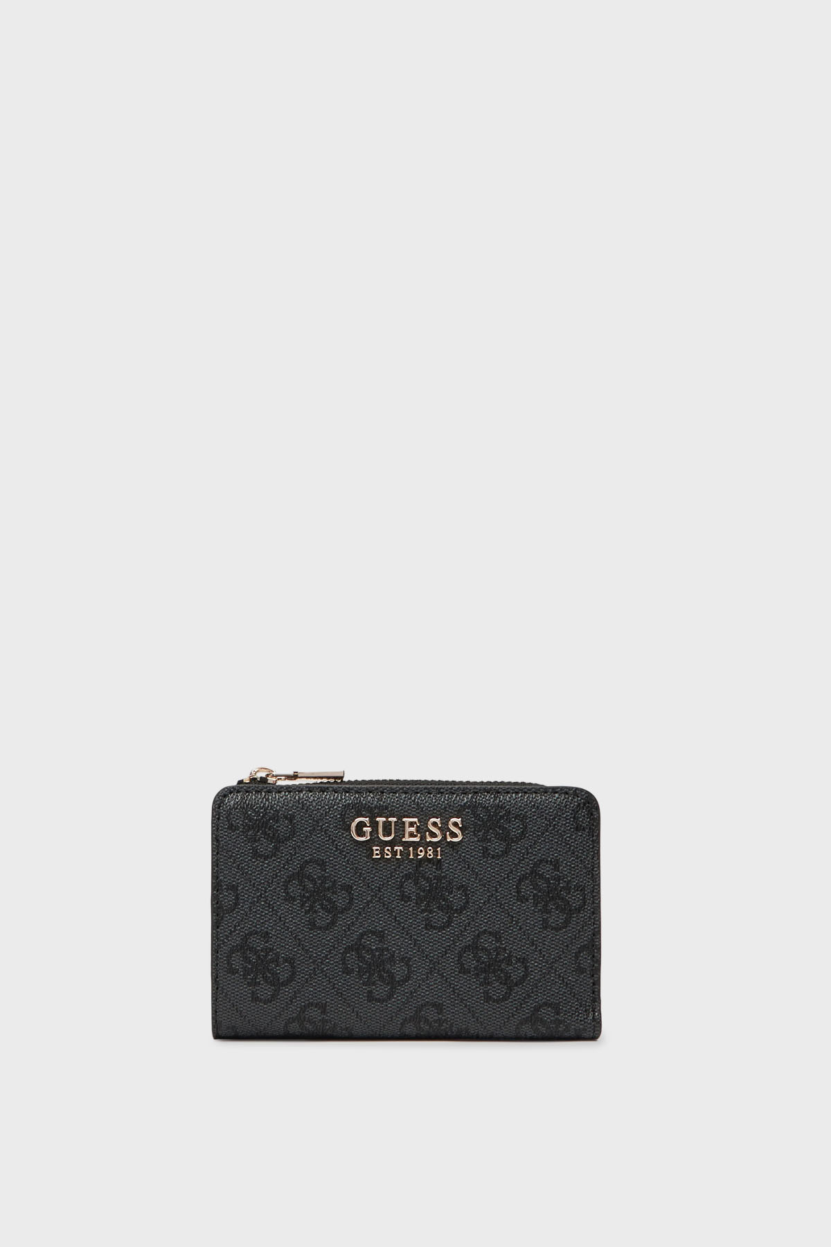 Guess Laurel 4G Logolu Fermuarlı  SWSG7459156 Kadın Cüzdan SWSG74 59156 CLO ANTRASİT