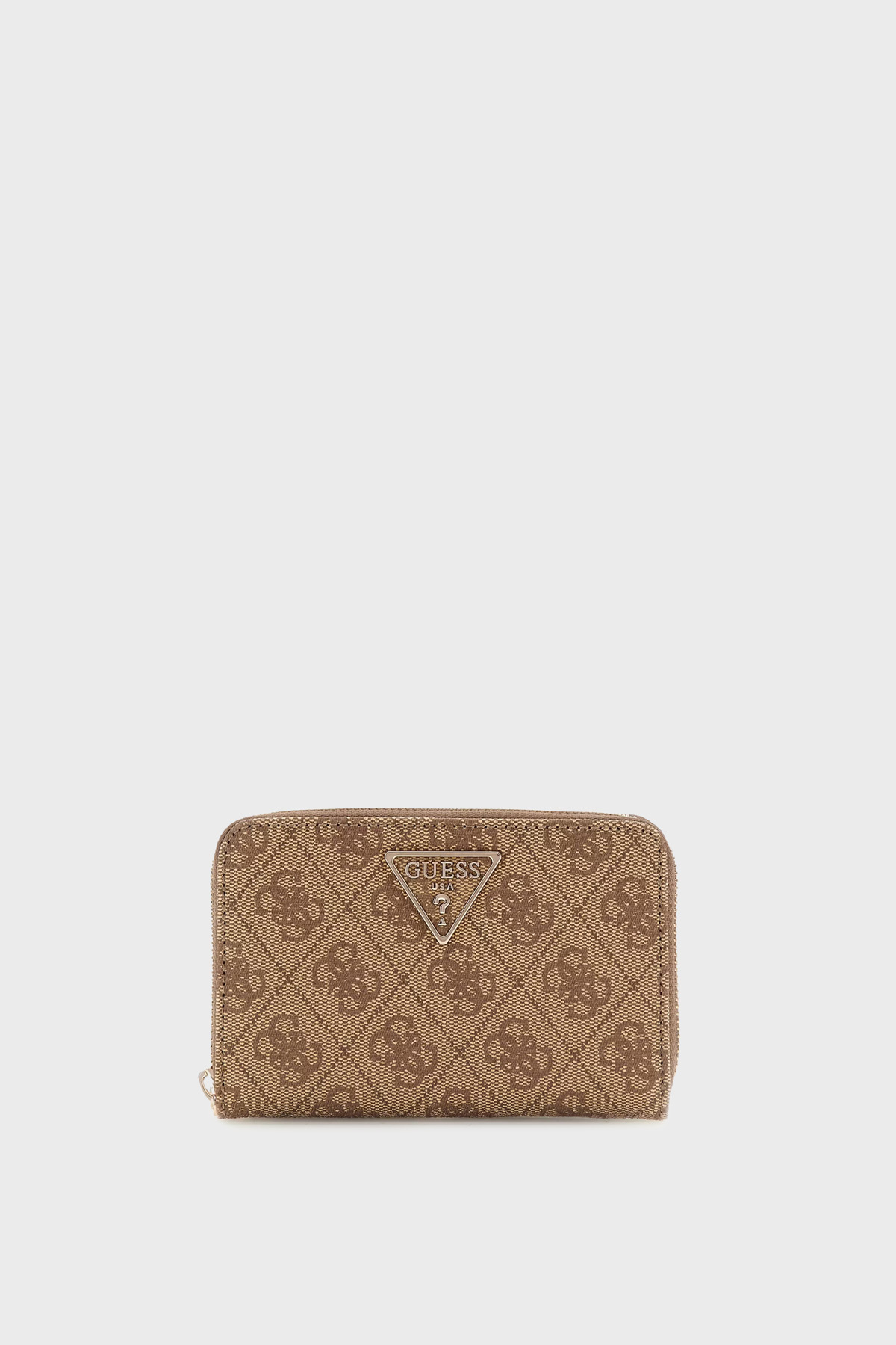 Guess Laurel Logolu Fermuarlı  SWSG7459140 Kadın Cüzdan SWSG74 59140 LTL KAHVE