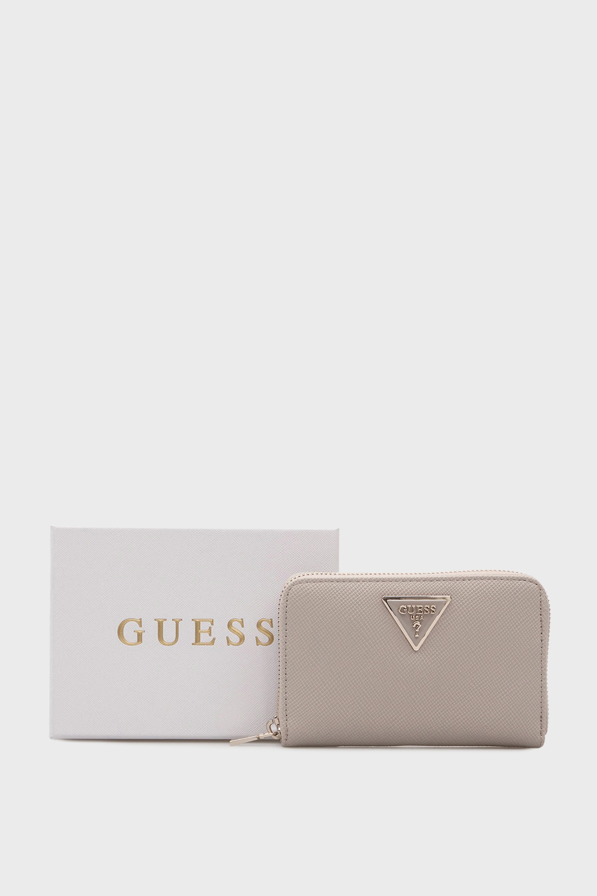 Guess Laurel Logolu Fermuarlı  SWZG7459140 Kadın Cüzdan SWZG74 59140 TAU KAHVE