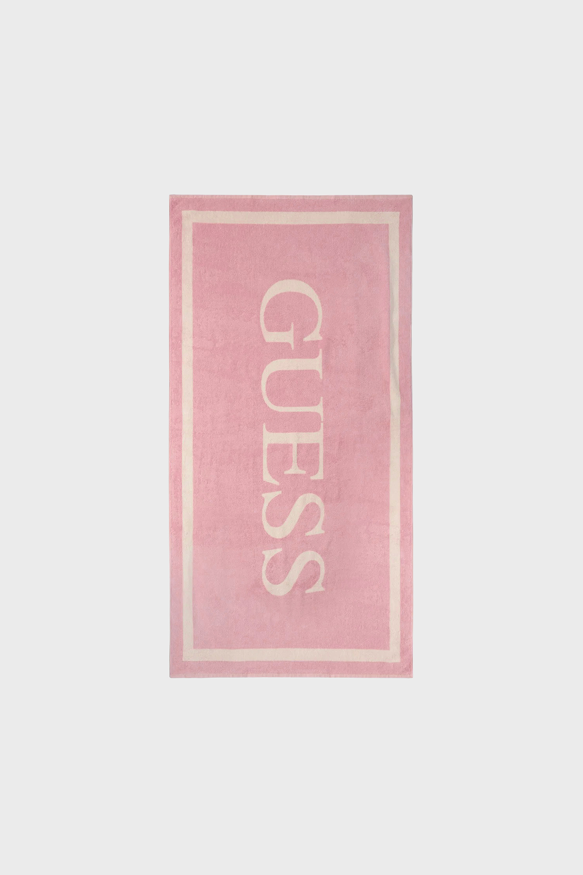 Guess Logolu % 100 Pamuk 100 x 180 cm  E5GZ13SG00P Kadın Plaj Havlusu E5GZ13 SG00P G65G Pembe