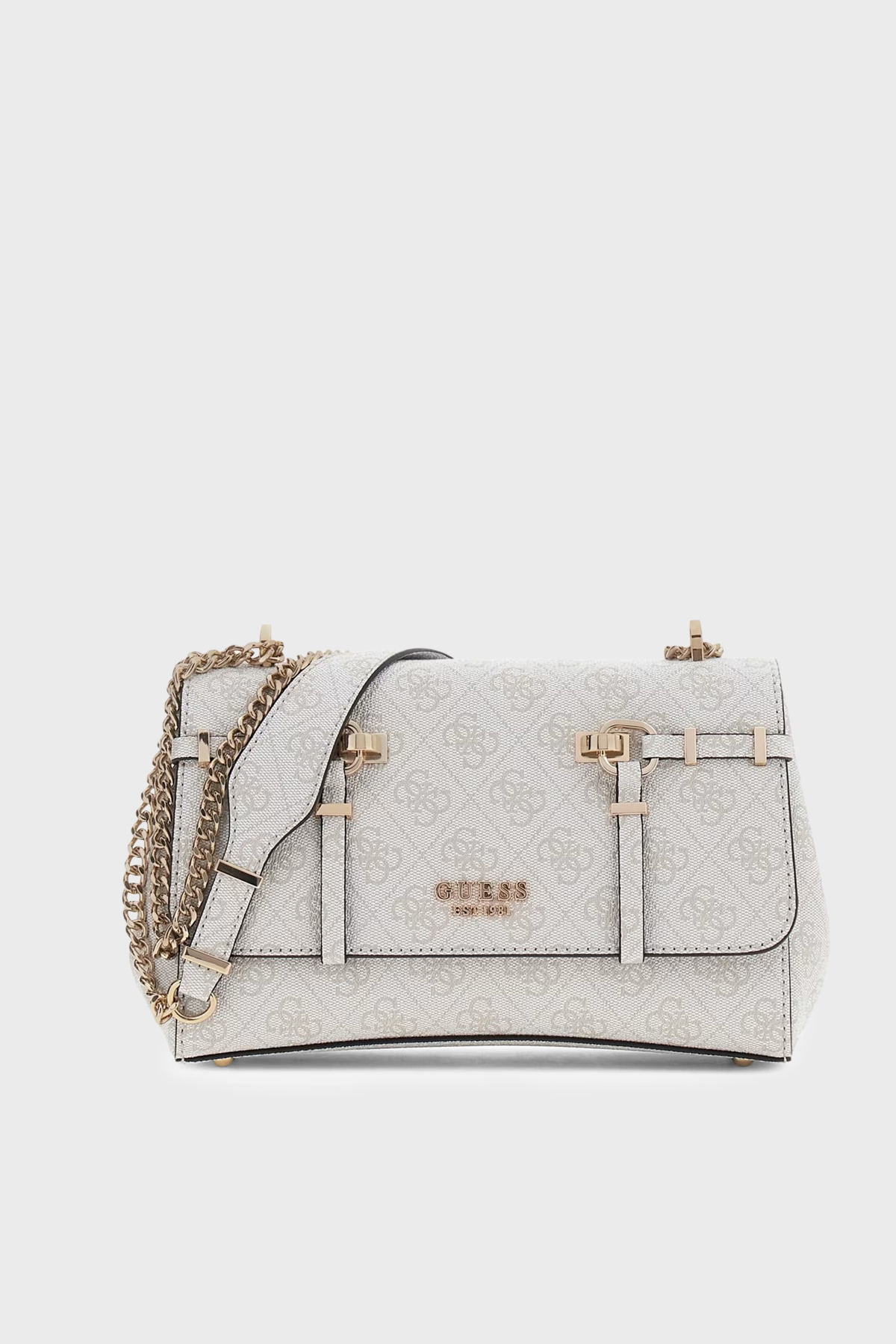 Guess Logolu Ayarlanabilir Zincir Askılı  HWSG9917210 Kadın Çanta HWSG99 17210 BNN KREM