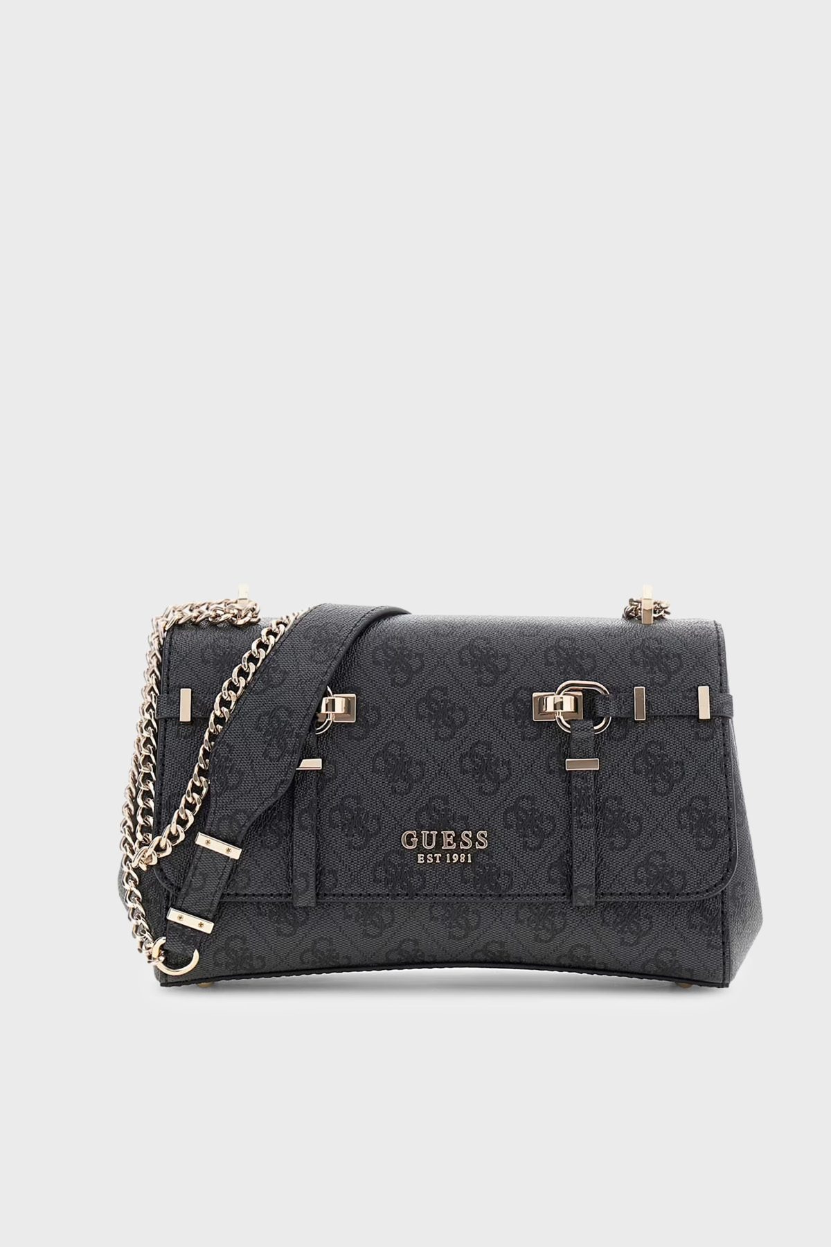 Guess Logolu Ayarlanabilir Zincir Askılı  HWSG9917210 Kadın Çanta HWSG99 17210 CLO ANTRASİT