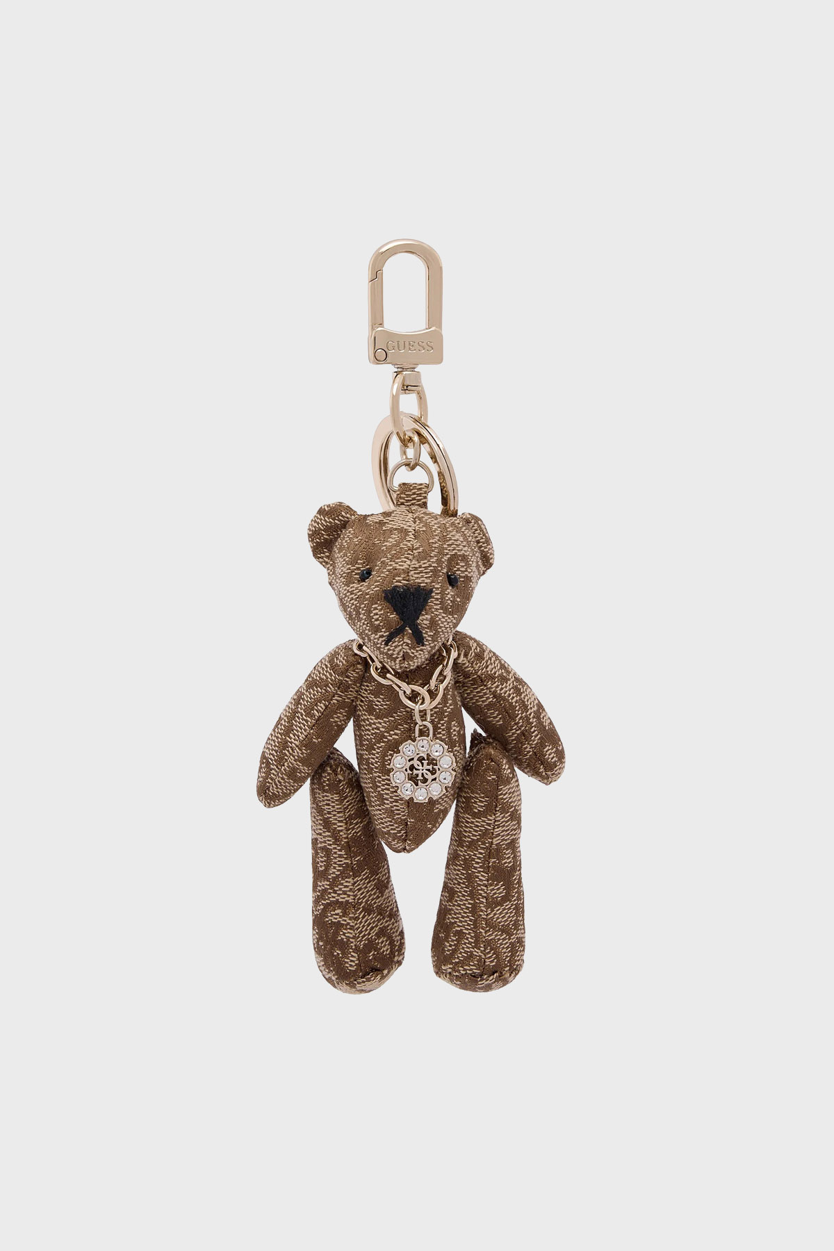 Guess Logolu Ayıcık  RW7549P6101 Kadın Anahtarlık RW7549 P6101 LTL KAHVE