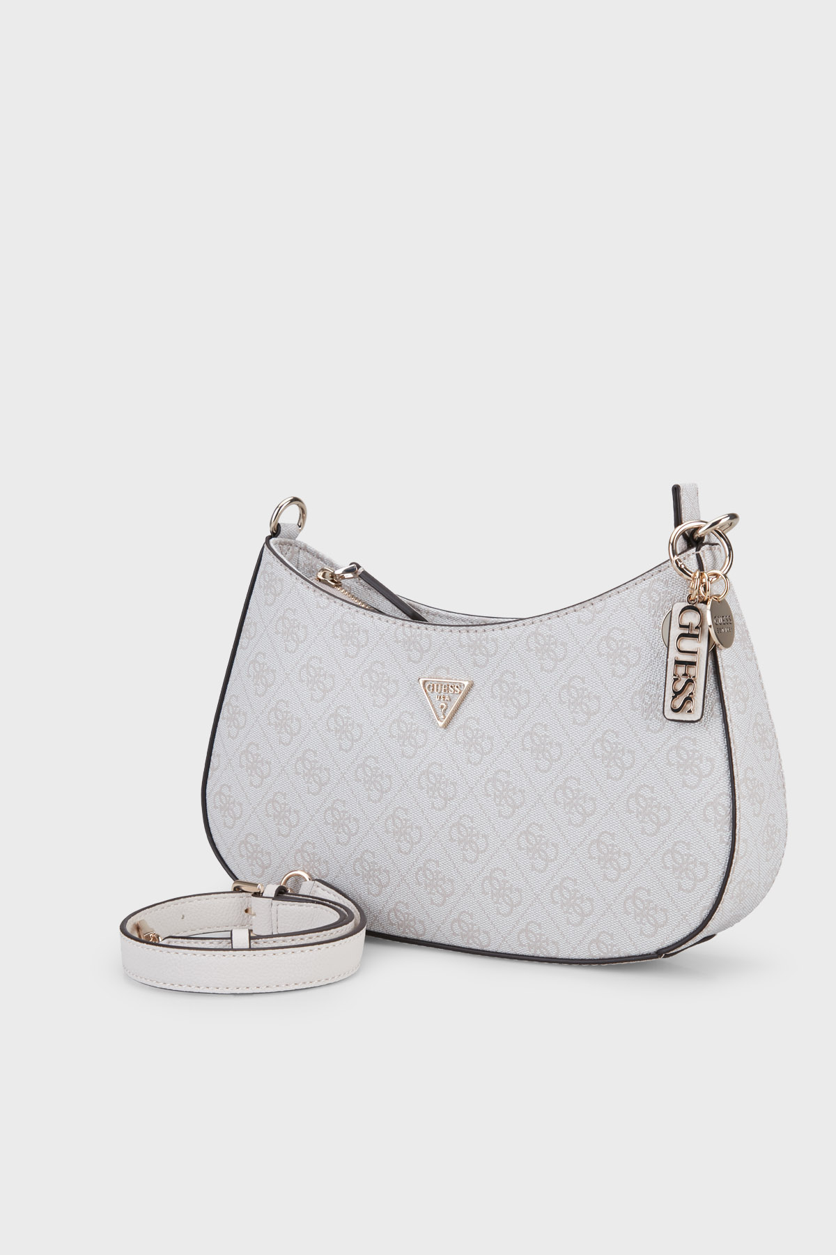 Guess Logolu Çıkarılabilir Askılı  HWBG9672180 Kadın Çanta HWBG96 72180 BNN KREM