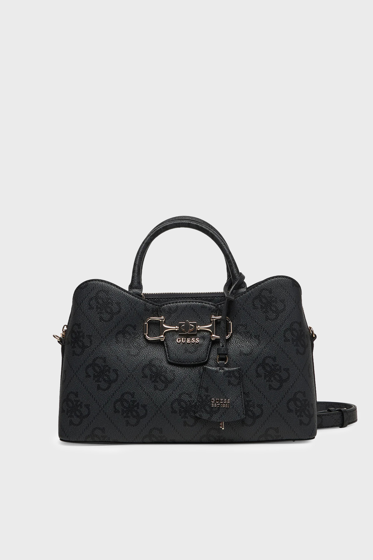 Guess Logolu Çıkarılabilir Askılı  HWOS9924060 Kadın Çanta HWOS99 24060 CLO ANTRASİT