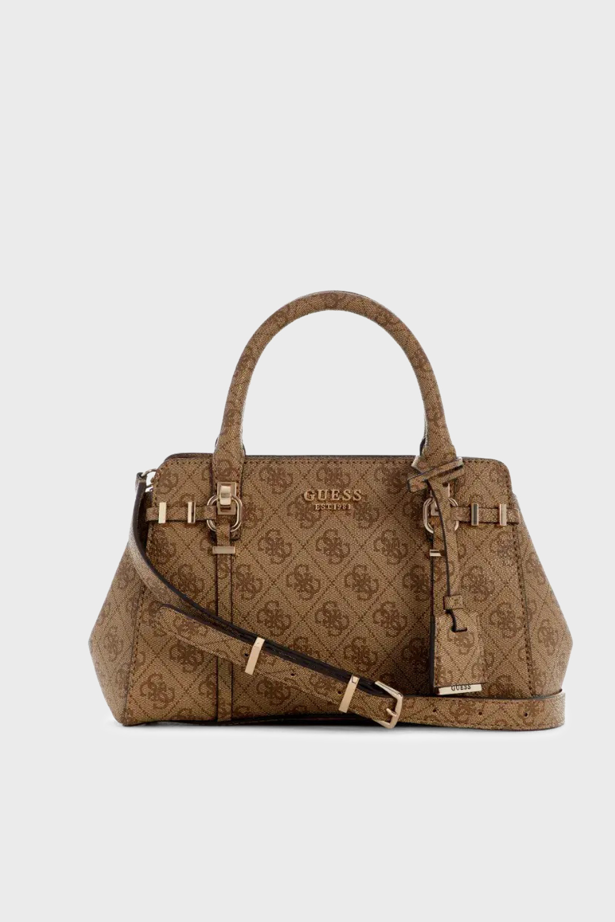 Guess Logolu Çıkarılabilir Askılı  HWSG9917050 Kadın Çanta HWSG99 17050 LTL KAHVE