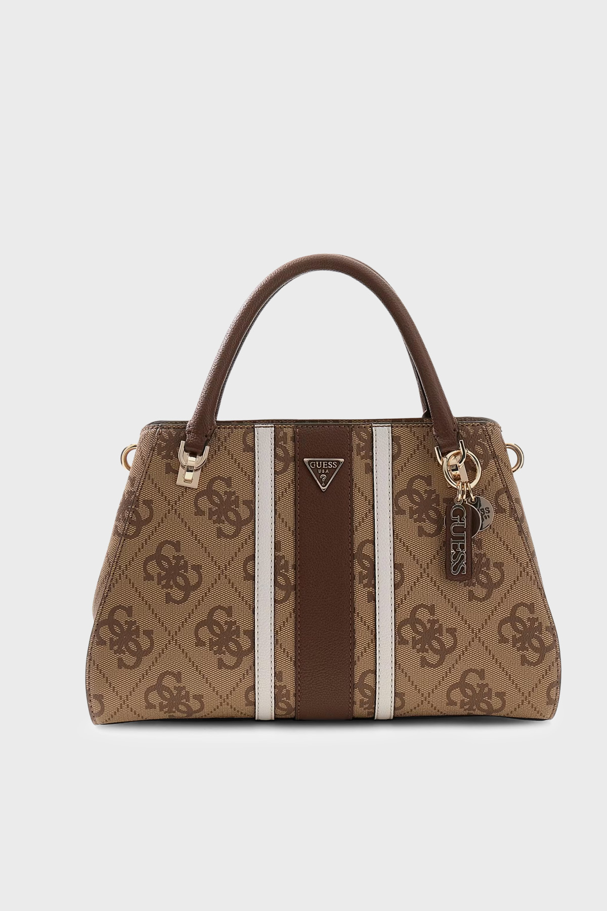 Guess Logolu Çıkarılabilir Askılı  HWSS9672070 Kadın Çanta HWSS96 72070 LGW KAHVE
