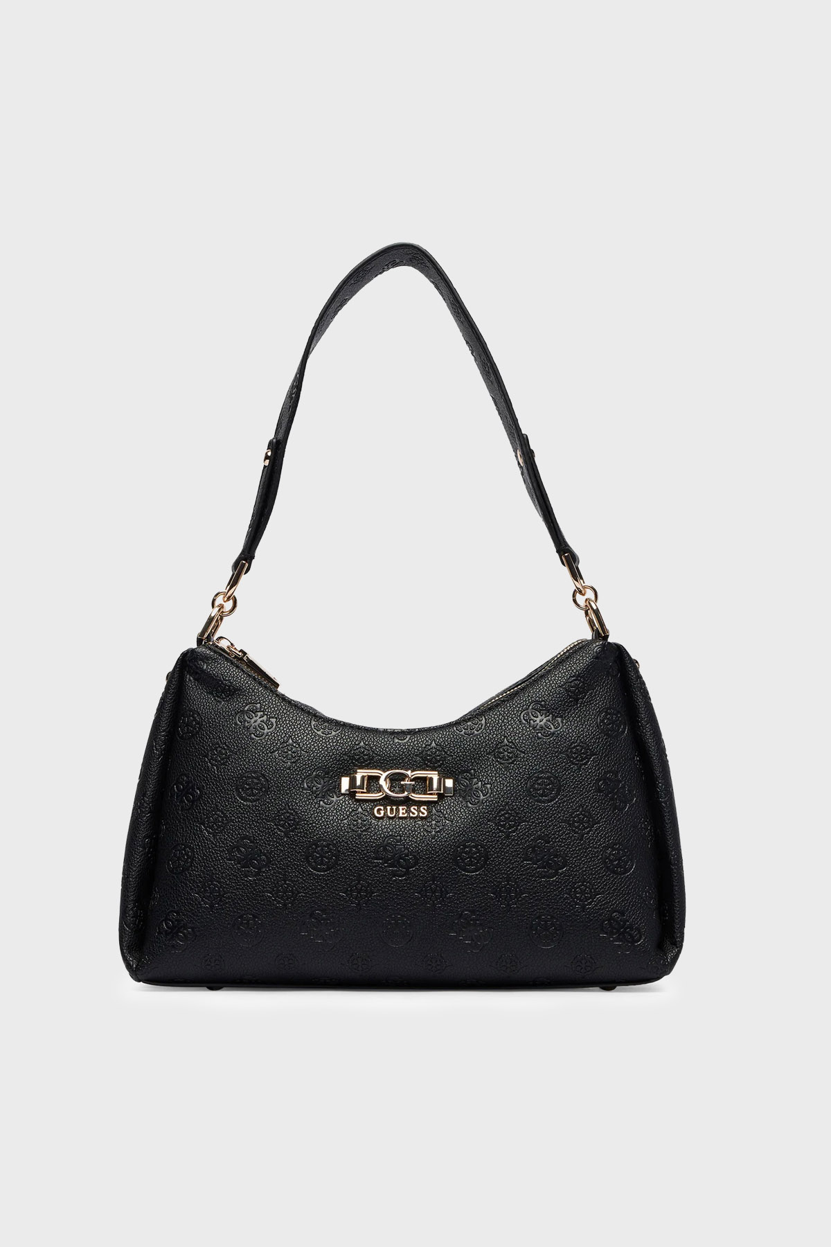 Guess Logolu Çıkarılabilir Omuz Askılı  HWPD9916180 Kadın Çanta HWPD99 16180 BLO SİYAH