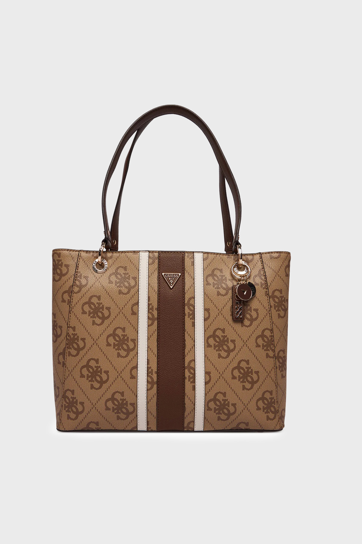 Guess Logolu Omuz Askılı Tote  HWSS9672250 Kadın Çanta HWSS96 72250 LGW KAHVE