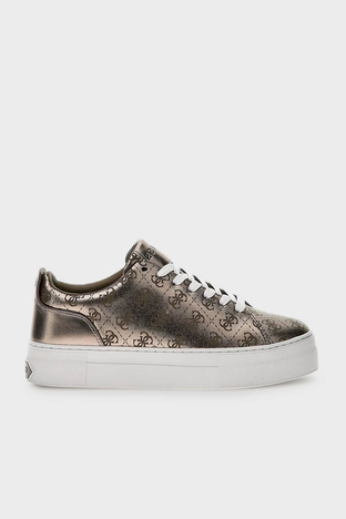Guess Logolu Sneaker Bayan Ayakkabı FL7GNLFAL12 PEWTE KAHVE - Guess